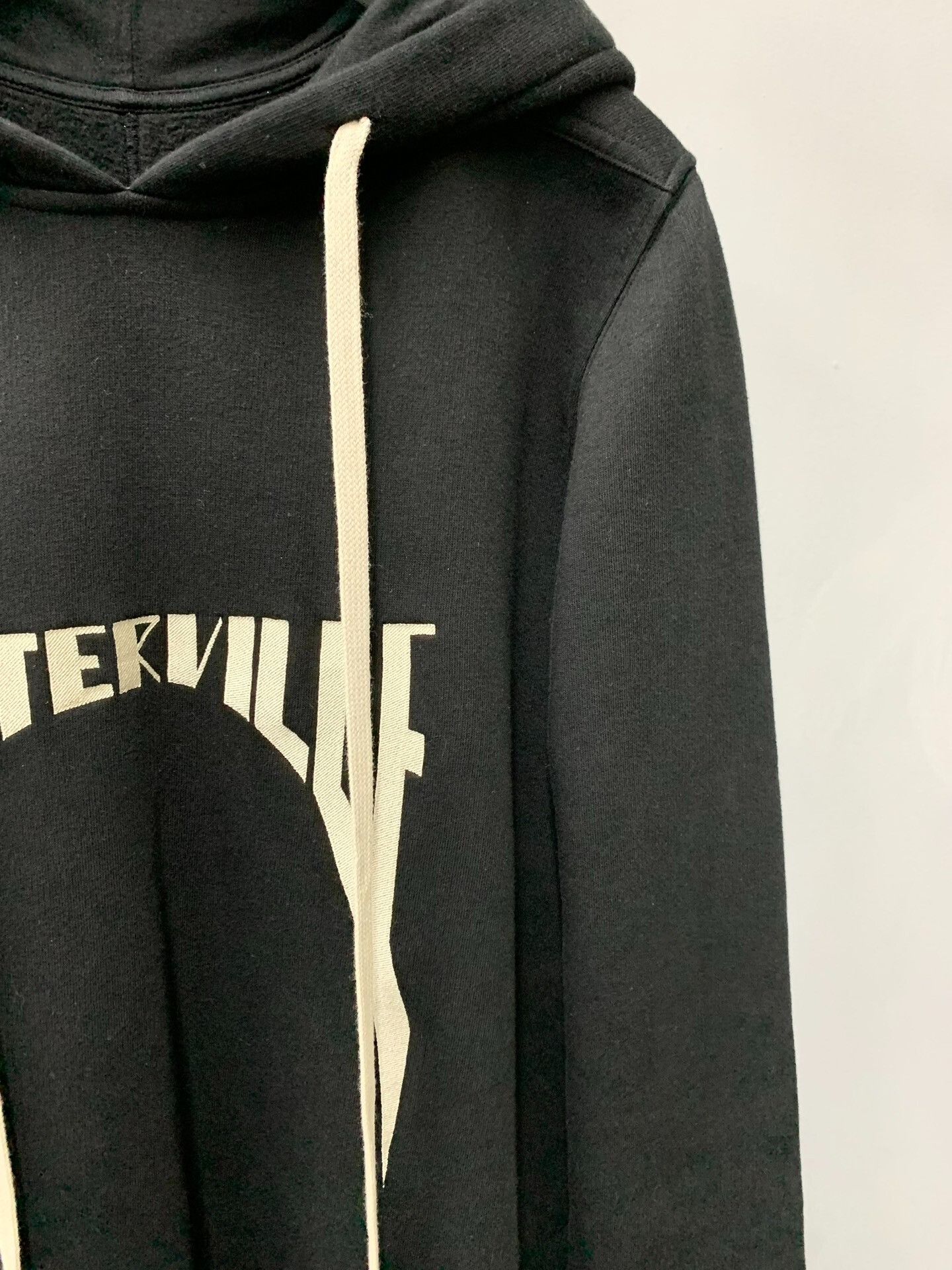 Rick Owens rick owens black embroidered logo hoodie Size US S / EU 44-46 / 1 - 3 Thumbnail