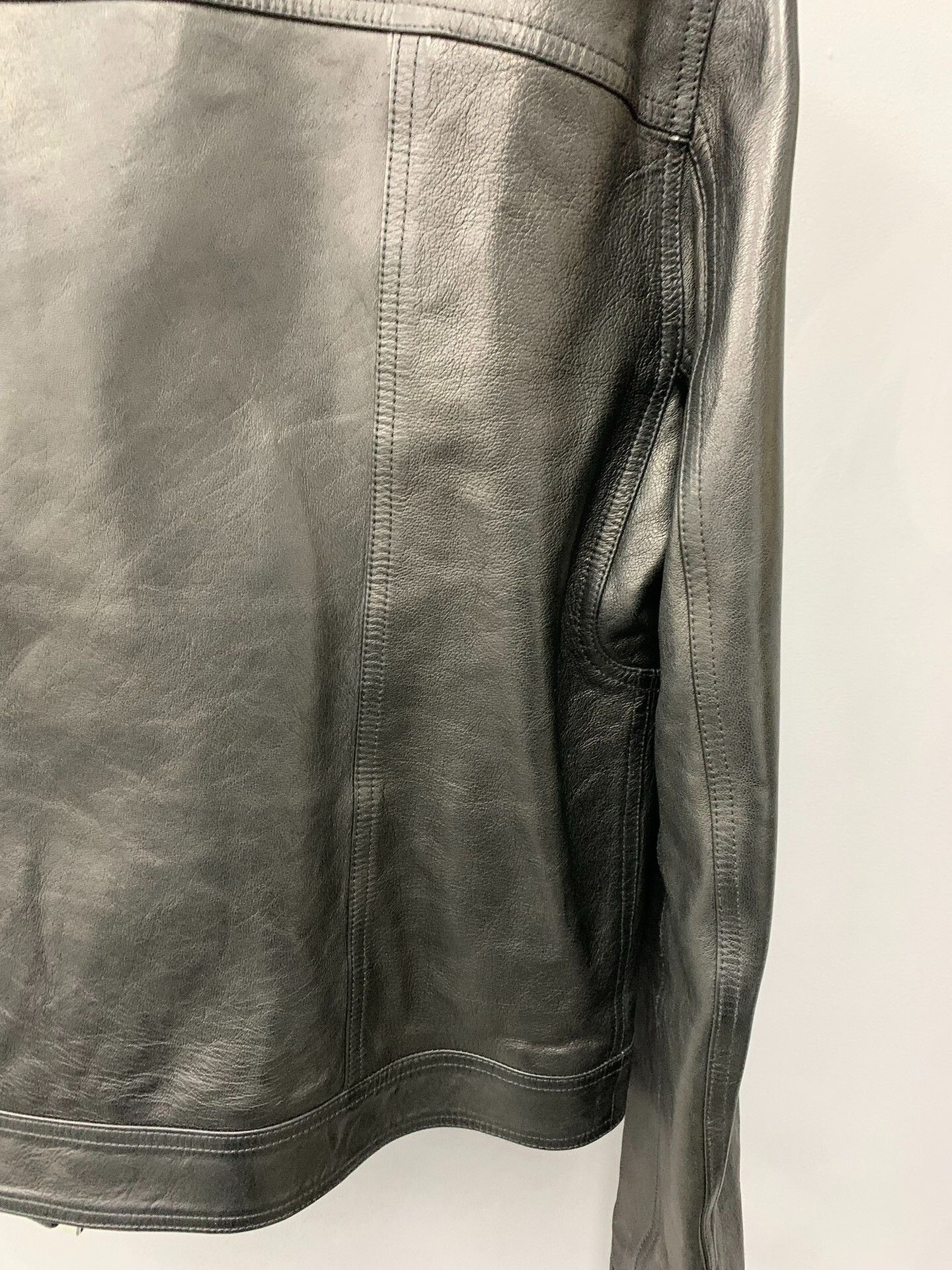 Rick Owens rick owens black leather motorcycle jacket Size US L / EU 52-54 / 3 - 7 Thumbnail