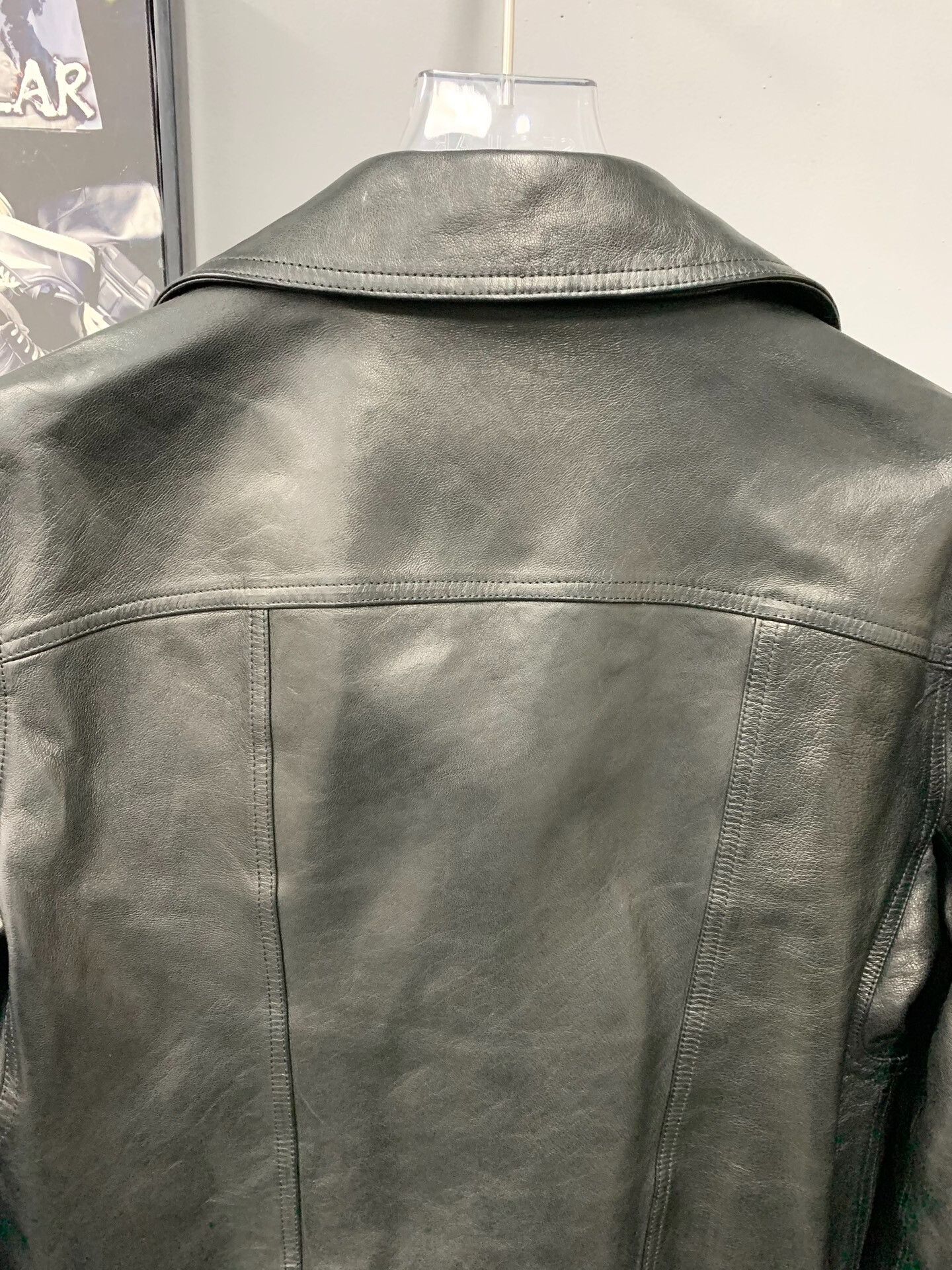 Rick Owens rick owens black leather motorcycle jacket Size US L / EU 52-54 / 3 - 5 Thumbnail