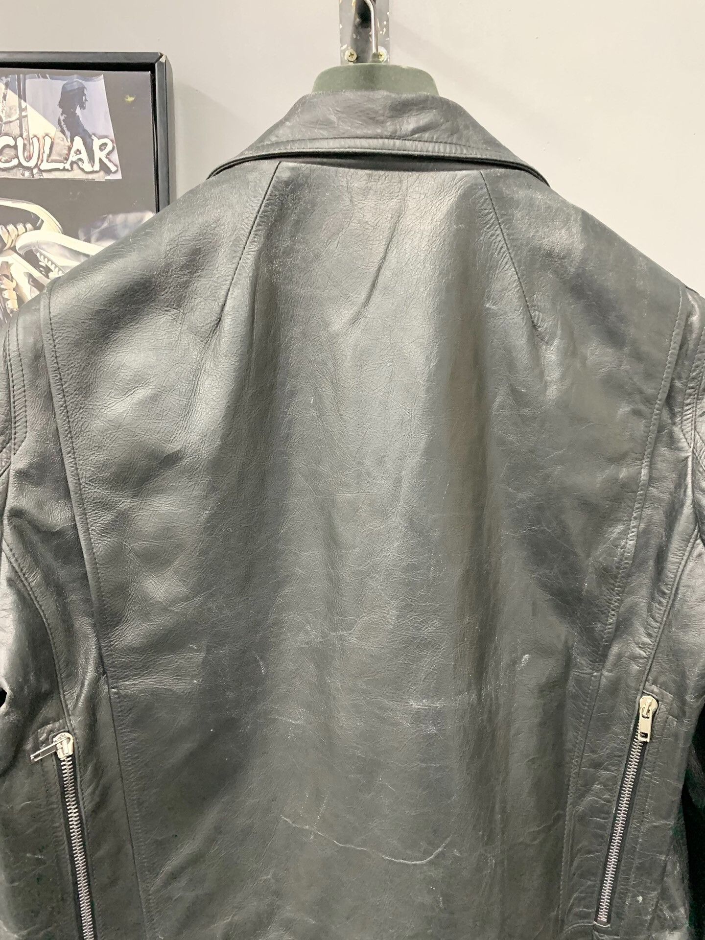 Rick Owens rick owens bauhaus leather motorcycle jacket Size US L / EU 52-54 / 3 - 5 Thumbnail