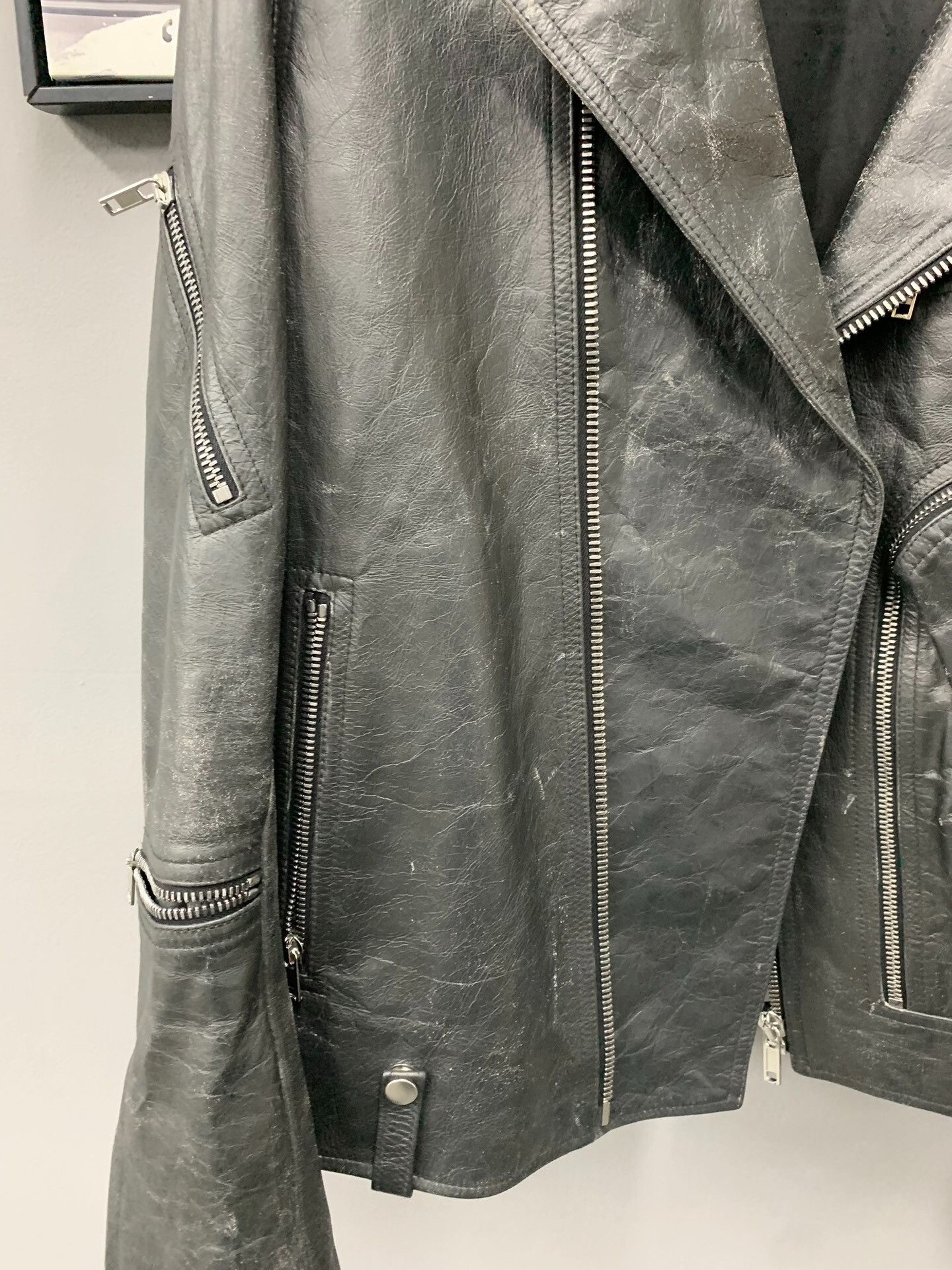 Rick Owens rick owens bauhaus leather motorcycle jacket Size US L / EU 52-54 / 3 - 4 Thumbnail