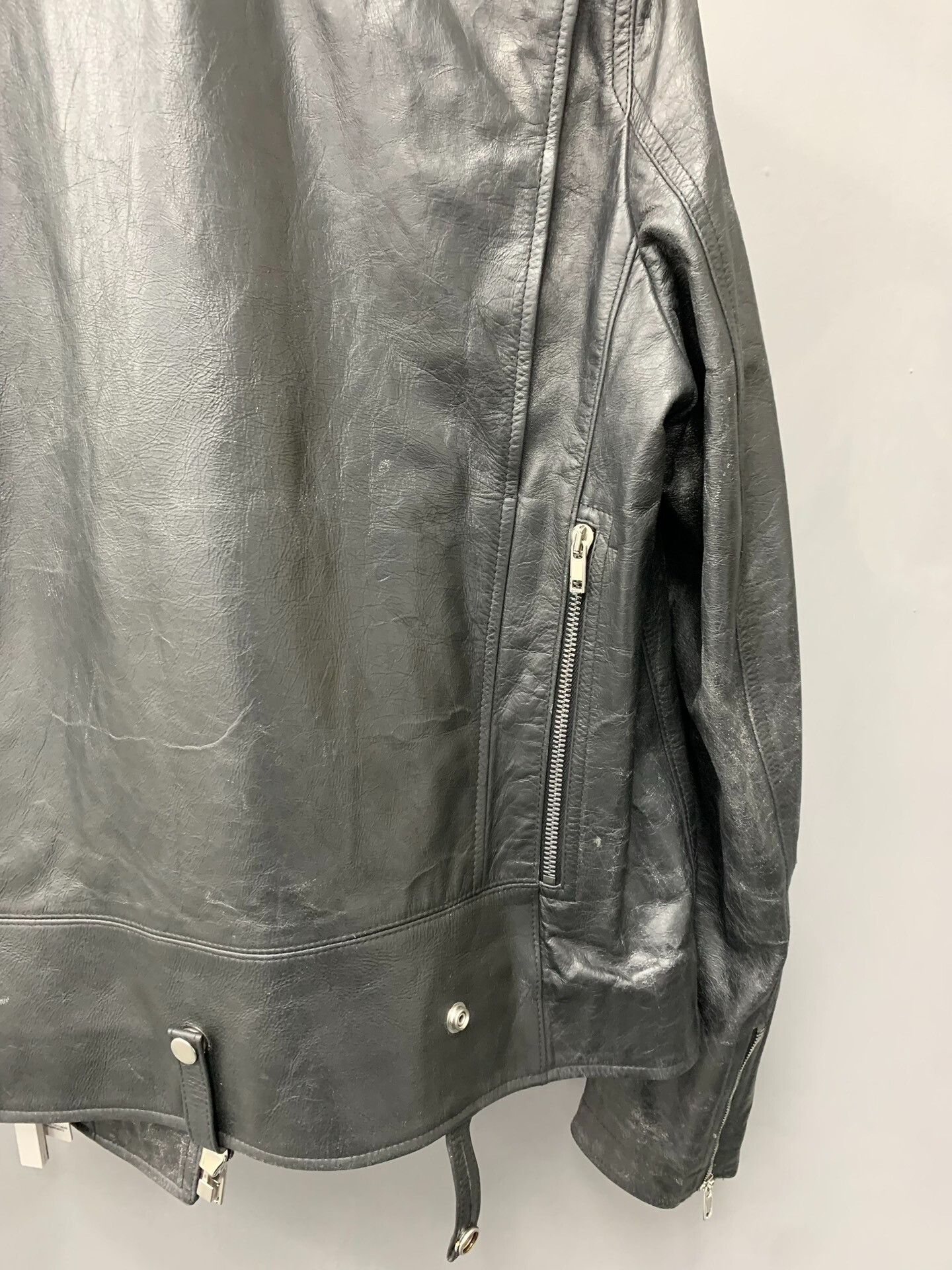 Rick Owens rick owens bauhaus leather motorcycle jacket Size US L / EU 52-54 / 3 - 7 Thumbnail