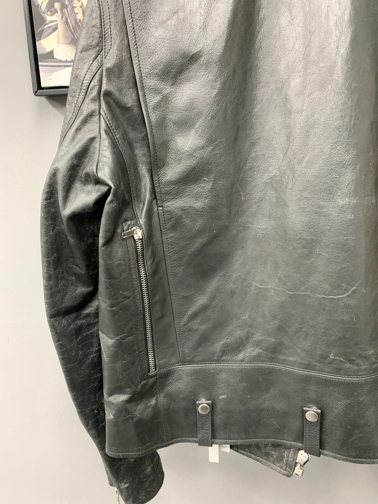 Rick Owens rick owens bauhaus leather motorcycle jacket Size US L / EU 52-54 / 3 - 6 Thumbnail