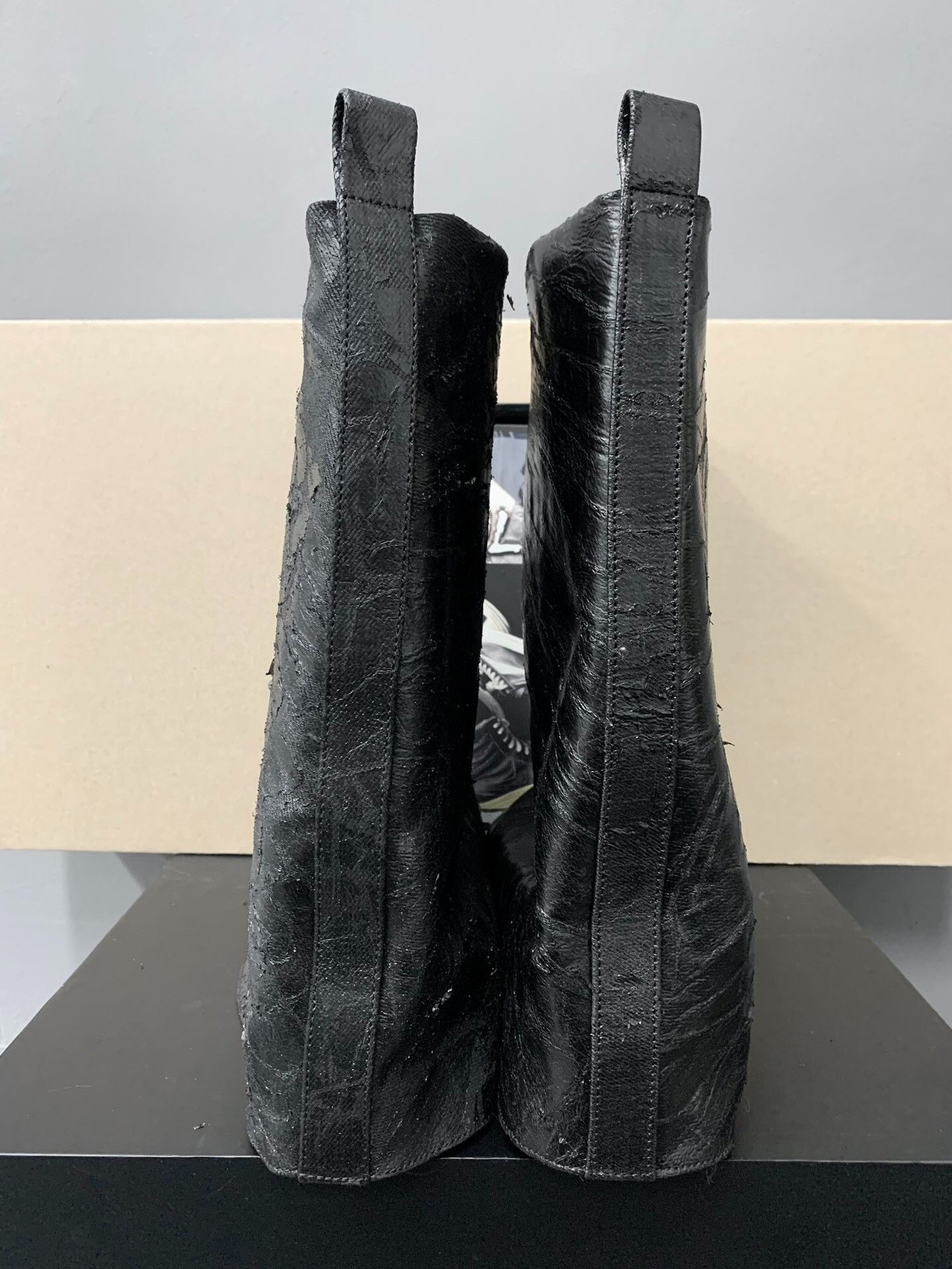 Rick Owens Drkshdw Rick Owens Low Fetish Boots in Black Size US 6 / IT 36 - 7 Thumbnail