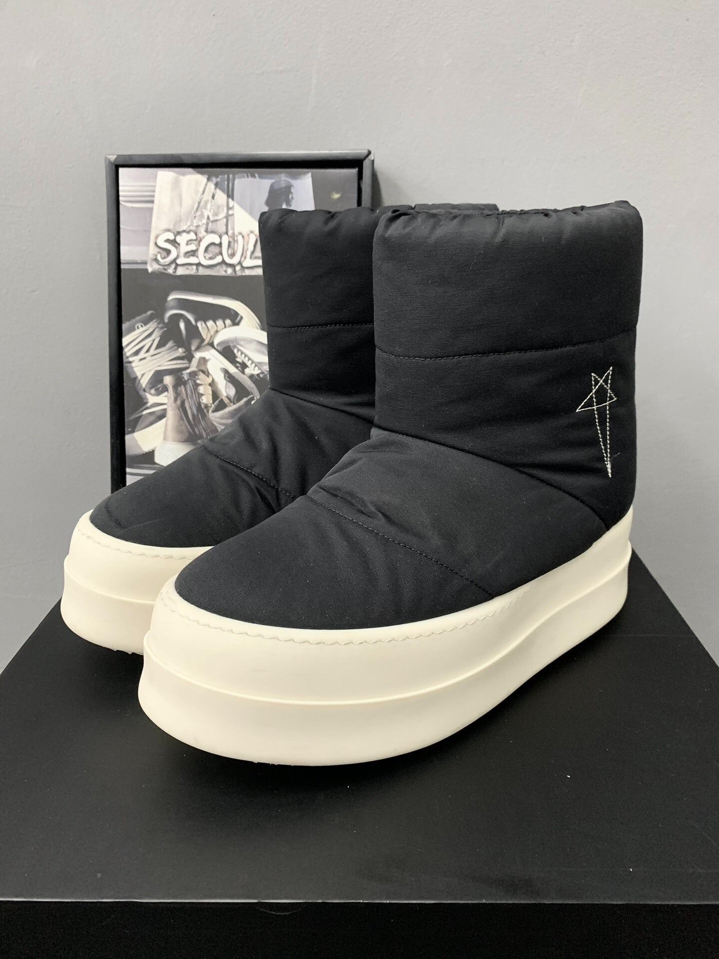 Rick Owens Drkshdw Rick Owens Thick Sole Cotton Boots Size US 8 / EU 41 - 4 Thumbnail
