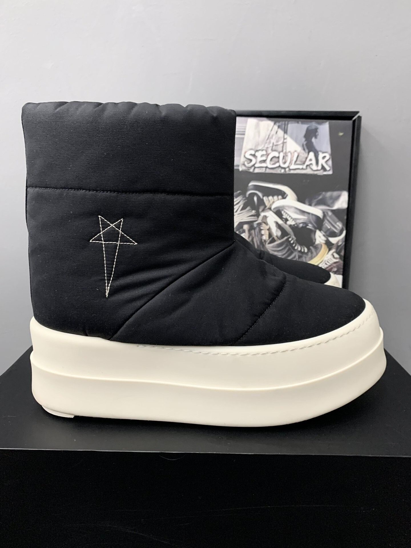 Rick Owens Drkshdw Rick Owens Thick Sole Cotton Boots Size US 8 / EU 41 - 3 Thumbnail