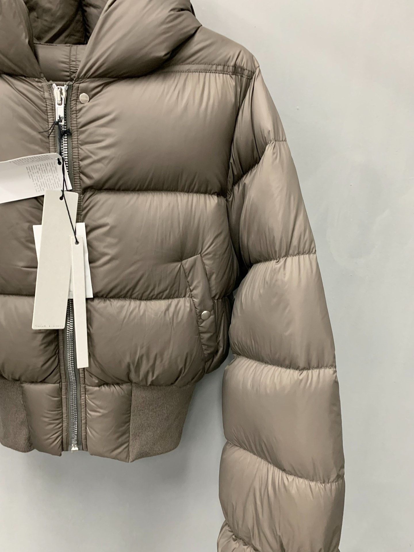 Rick Owens Rick Owens Hooded Puffer Jacket in Brown Size L / US 10 / IT 46 - 3 Thumbnail