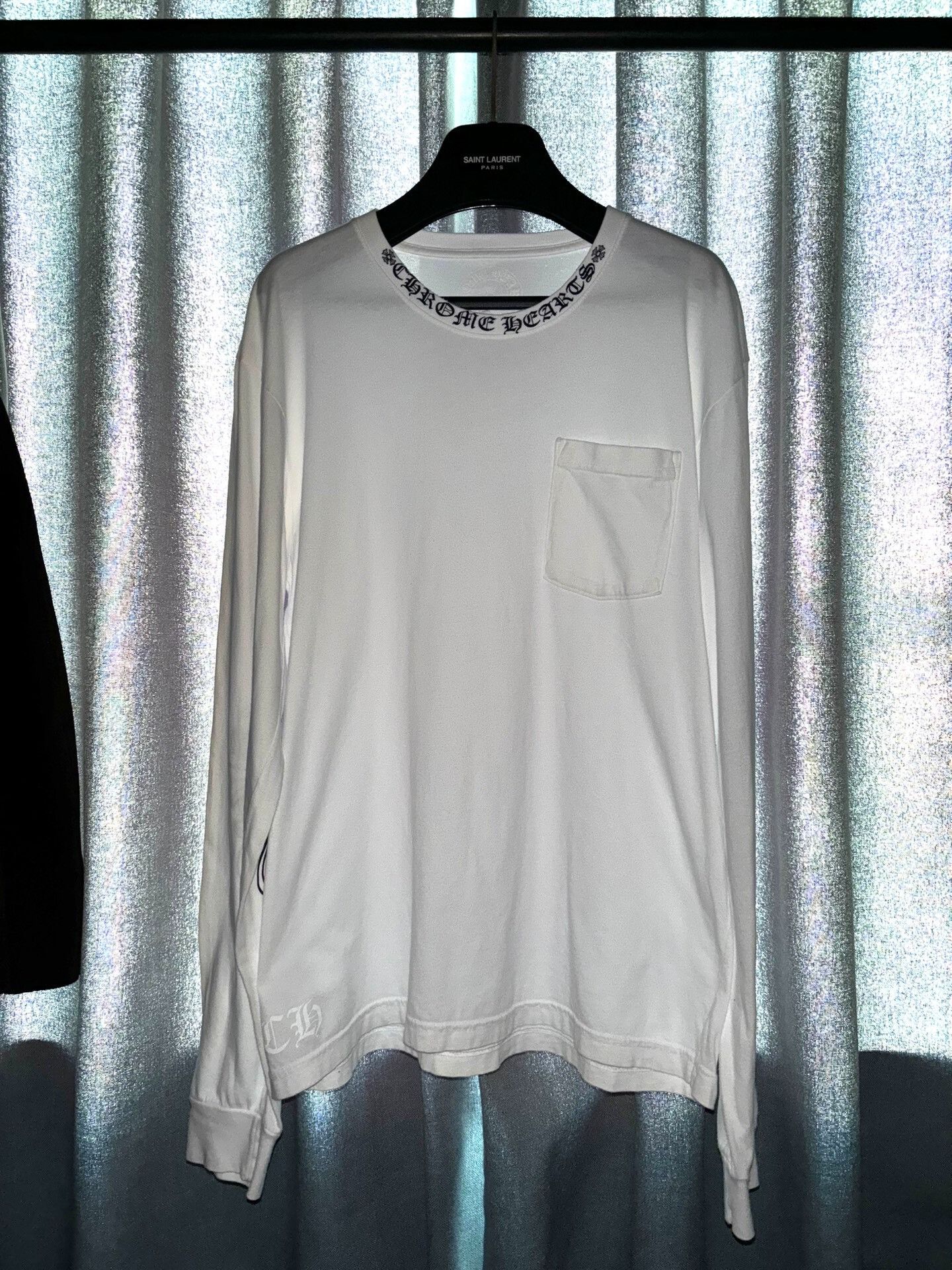 Chrome Hearts chrome hearts white long sleeve sweatshirt Size US L / EU 52-54 / 3 - 2 Thumbnail
