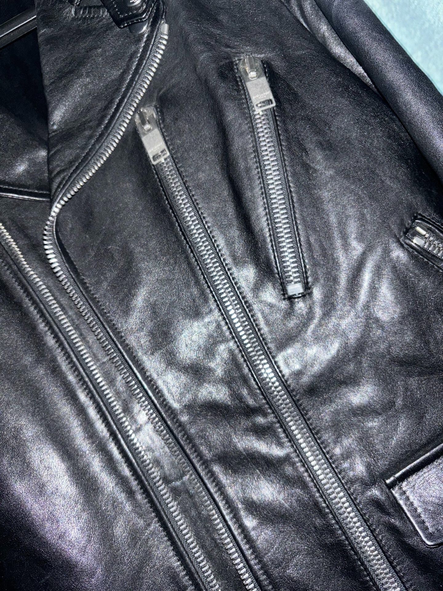 Saint Laurent Paris saint laurent black leather biker jacket Size US L / EU 52-54 / 3 - 6 Thumbnail