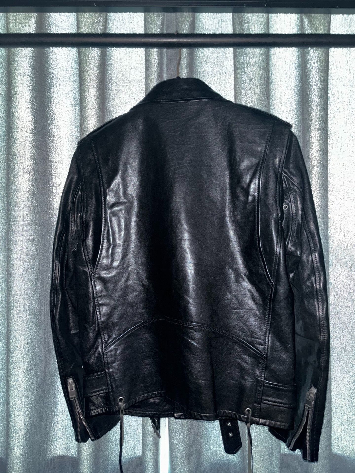 Saint Laurent Paris saint laurent black leather biker jacket Size US L / EU 52-54 / 3 - 2 Thumbnail