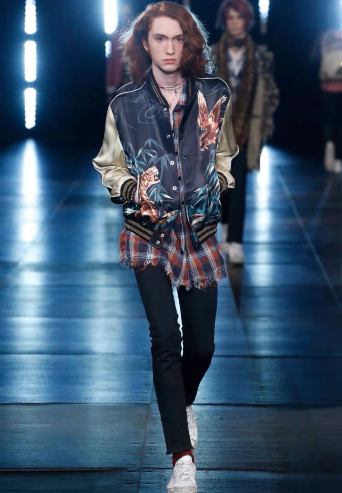 Saint Laurent Paris saint laurent tiger eagle bomber jacket Size US M / EU 48-50 / 2 - 6 Thumbnail