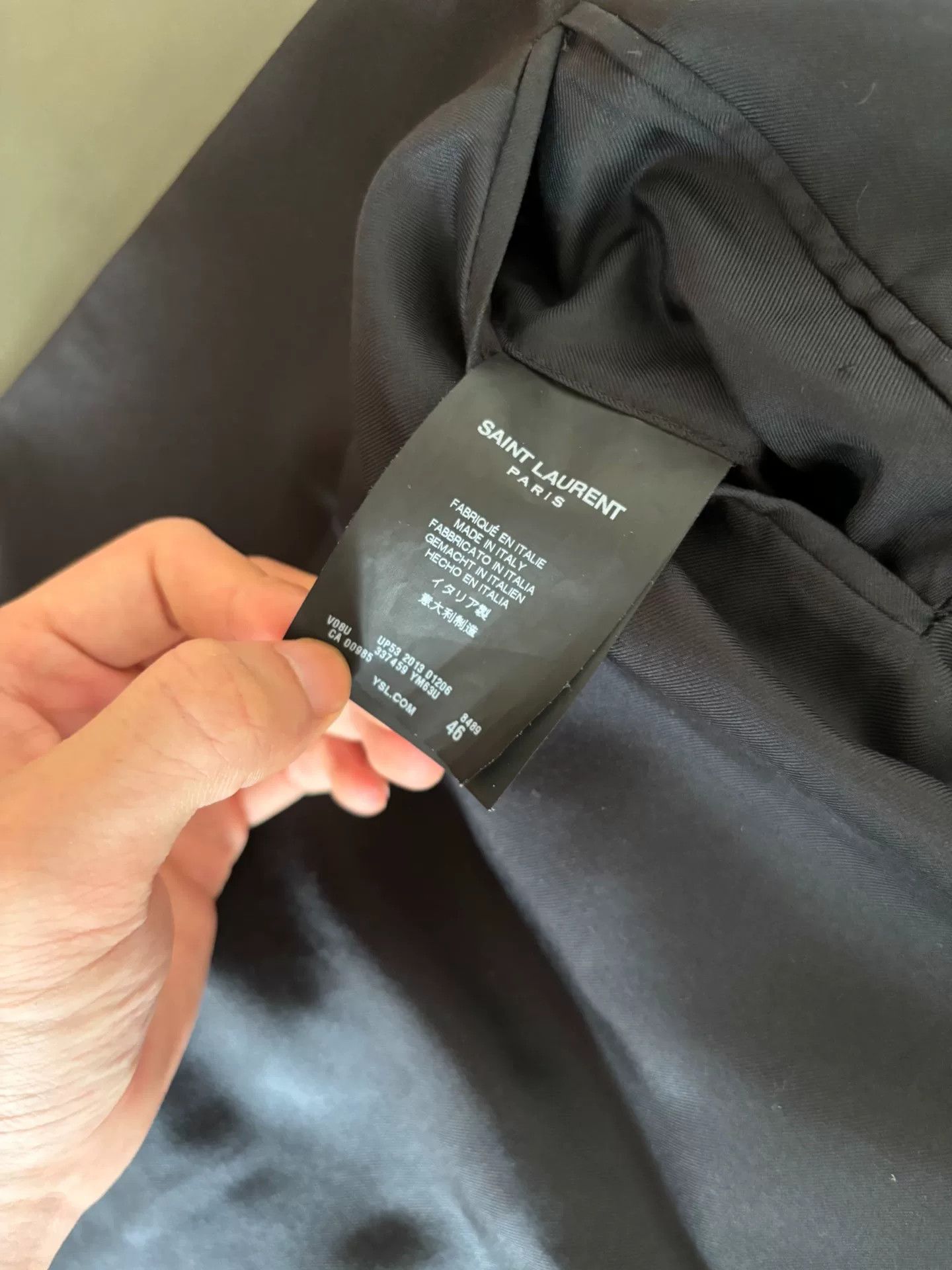 Saint Laurent Paris saint laurent slp2014ss artistic blazer jacket Size US M / EU 48-50 / 2 - 5 Thumbnail