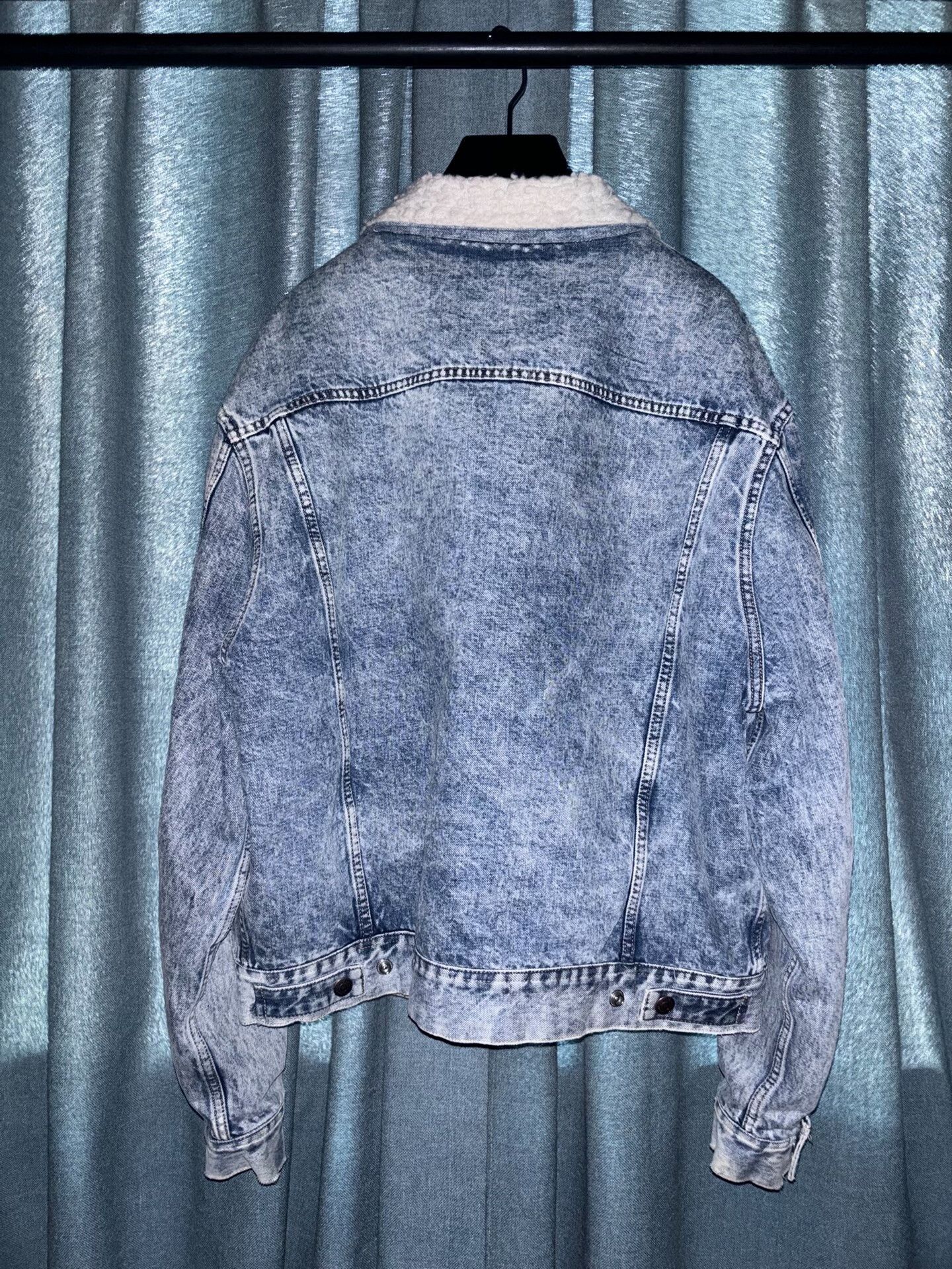 Celine Celine 2021FW Shearling Denim Jacket Size US L / EU 52-54 / 3 - 3 Thumbnail