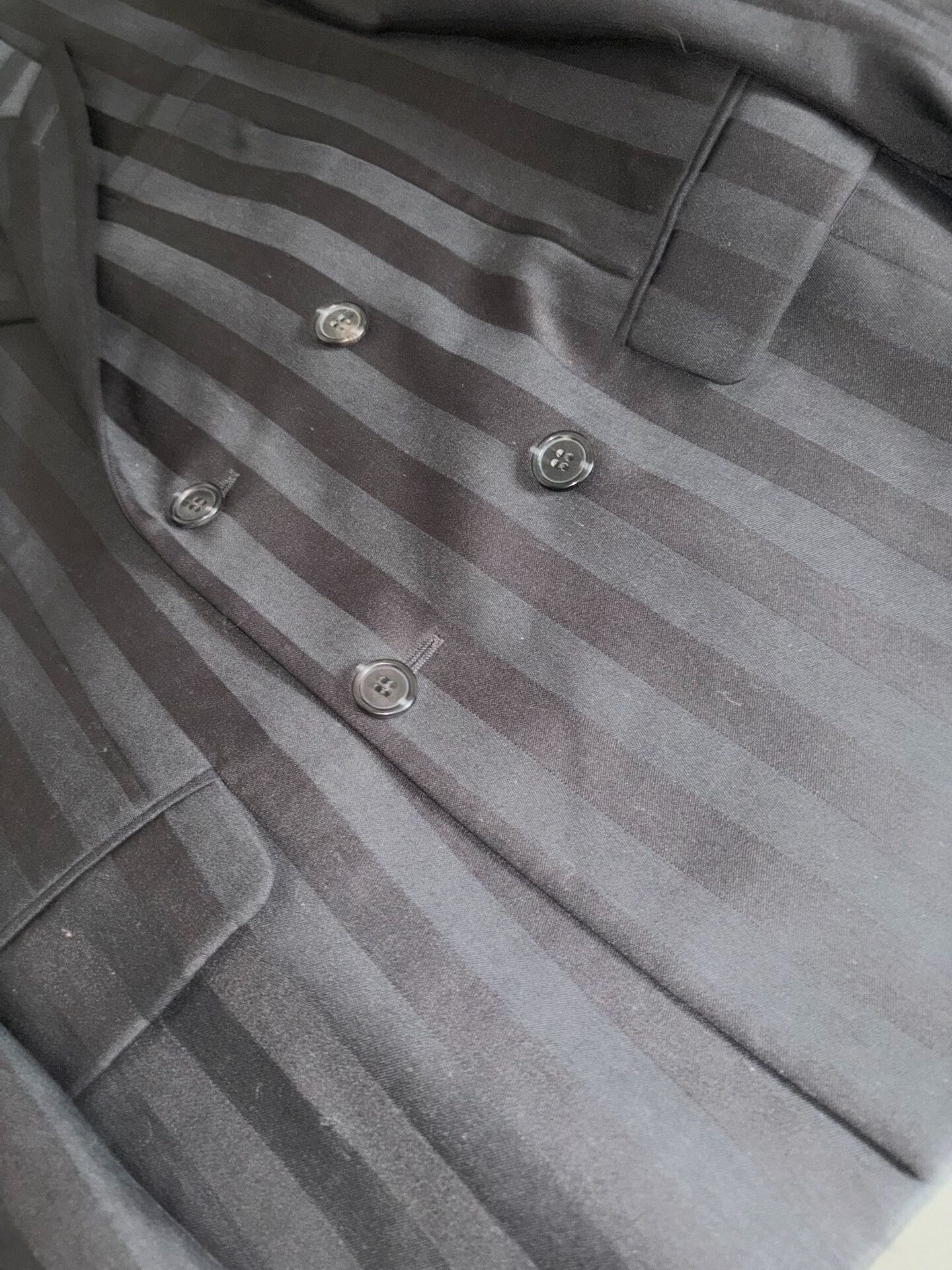 Saint Laurent Paris Saint Laurent Double-Breasted Black Suit Jacket Size US L / EU 52-54 / 3 - 3 Thumbnail