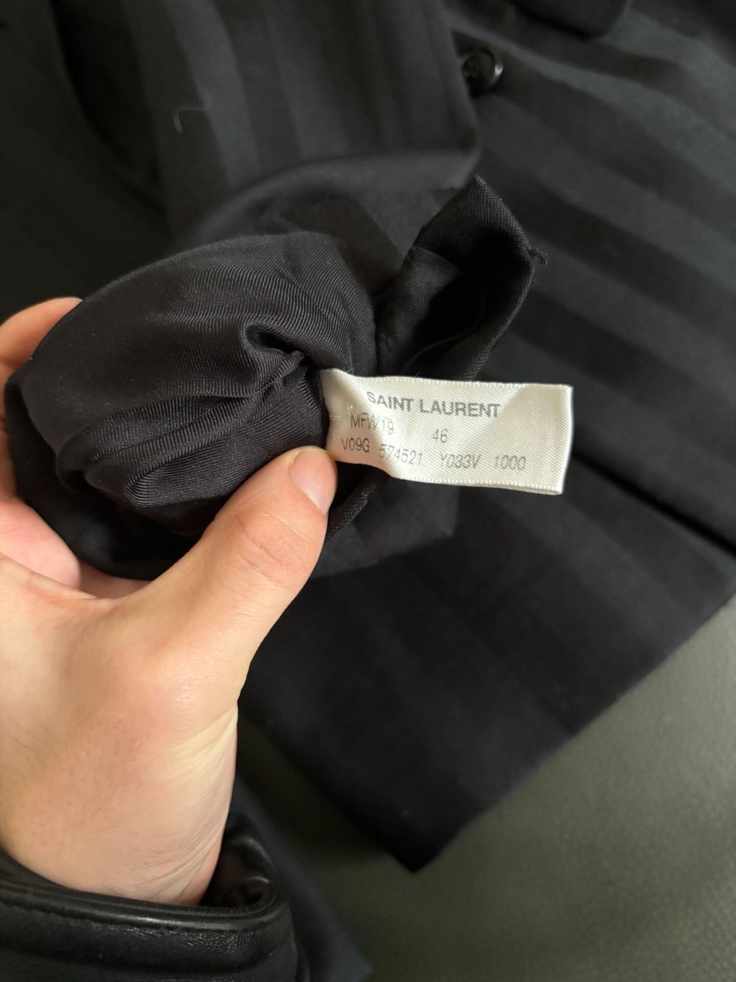 Saint Laurent Paris Saint Laurent Double-Breasted Black Suit Jacket Size US L / EU 52-54 / 3 - 5 Thumbnail