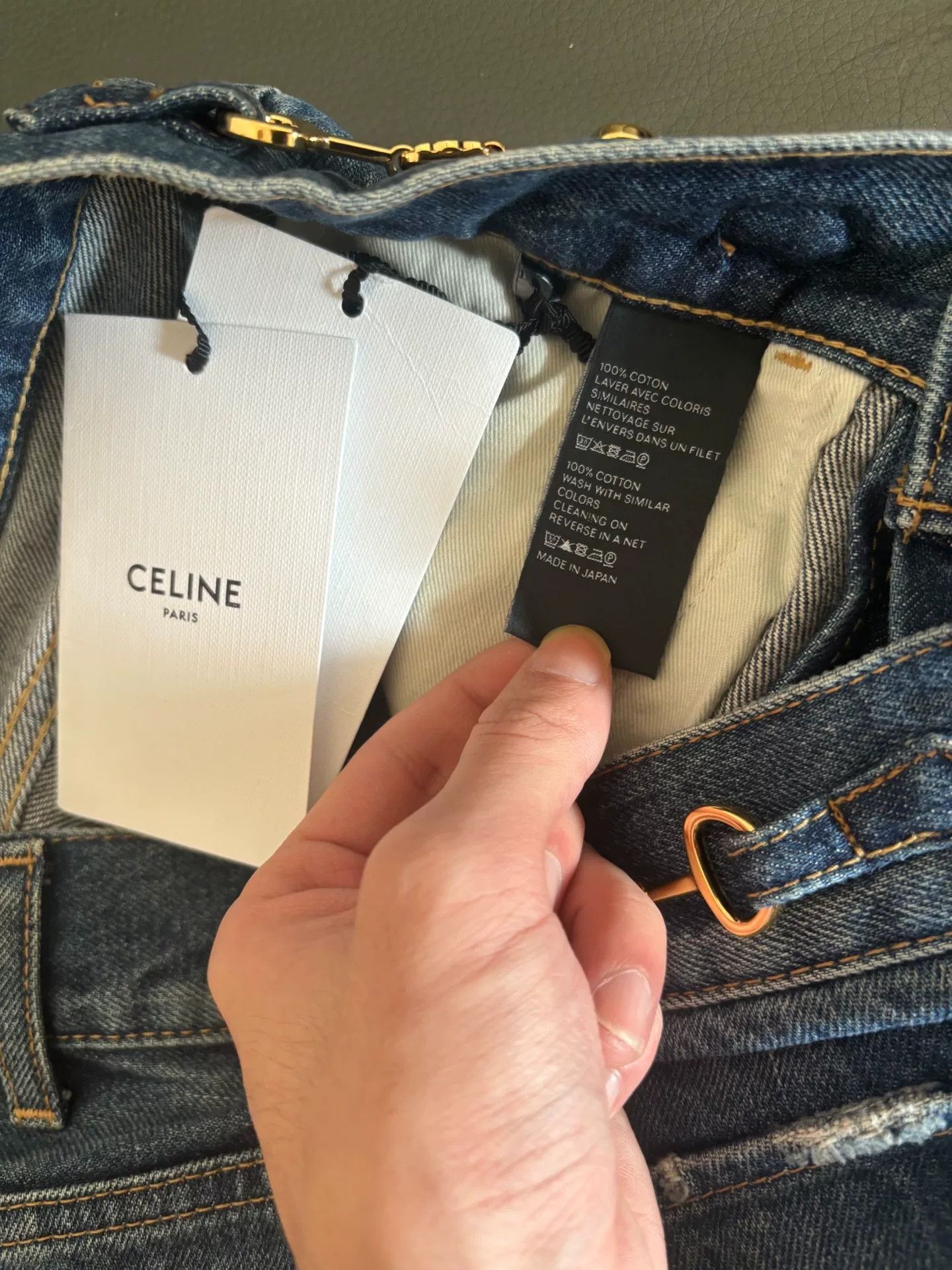 Celine celine 2021ss flares union wash jeans Size US 29 - 6 Thumbnail