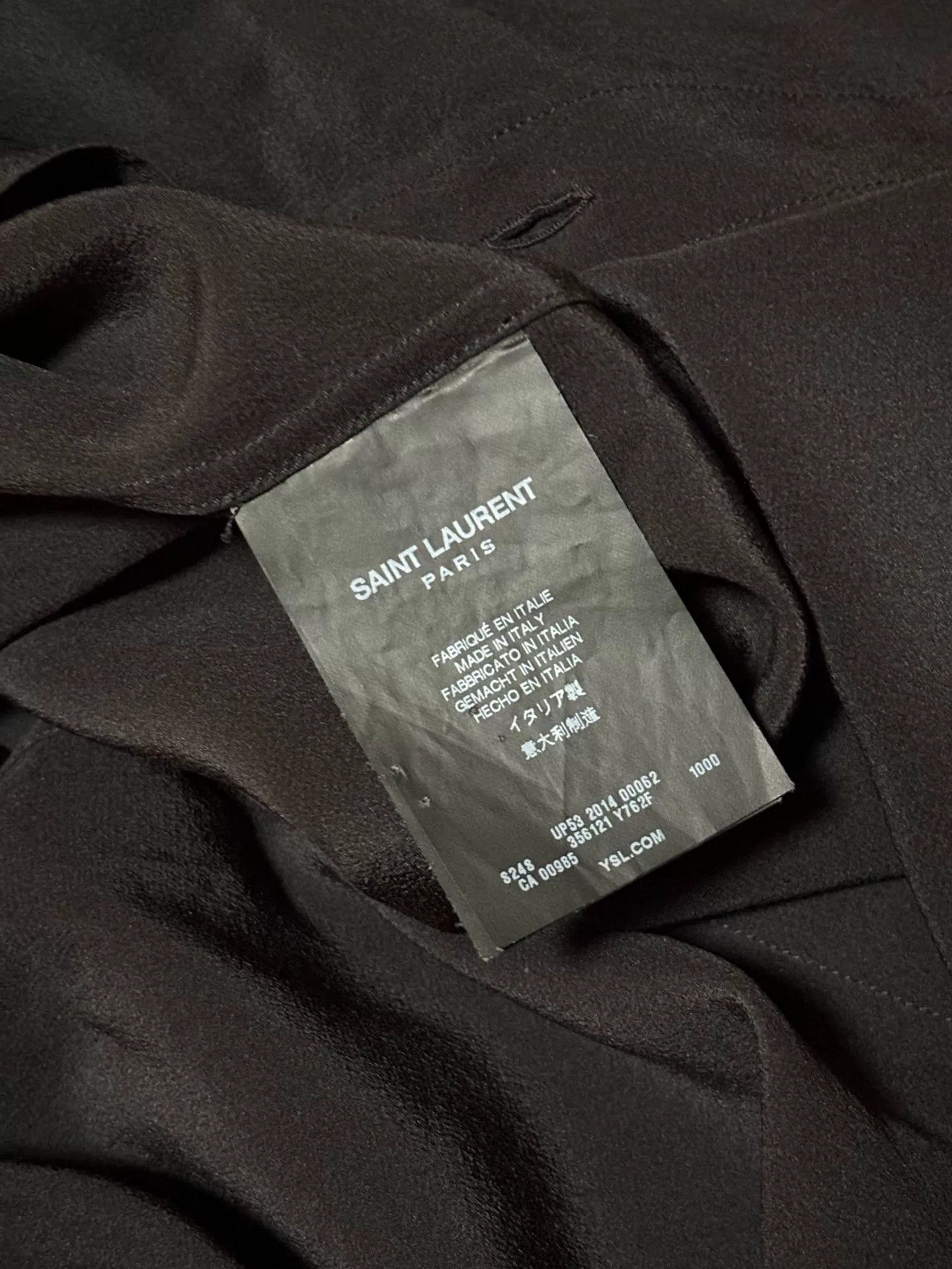 Saint Laurent Paris Saint Laurent Leopard Print Panel Shirt Size M / US 6-8 / IT 42-44 - 7 Thumbnail