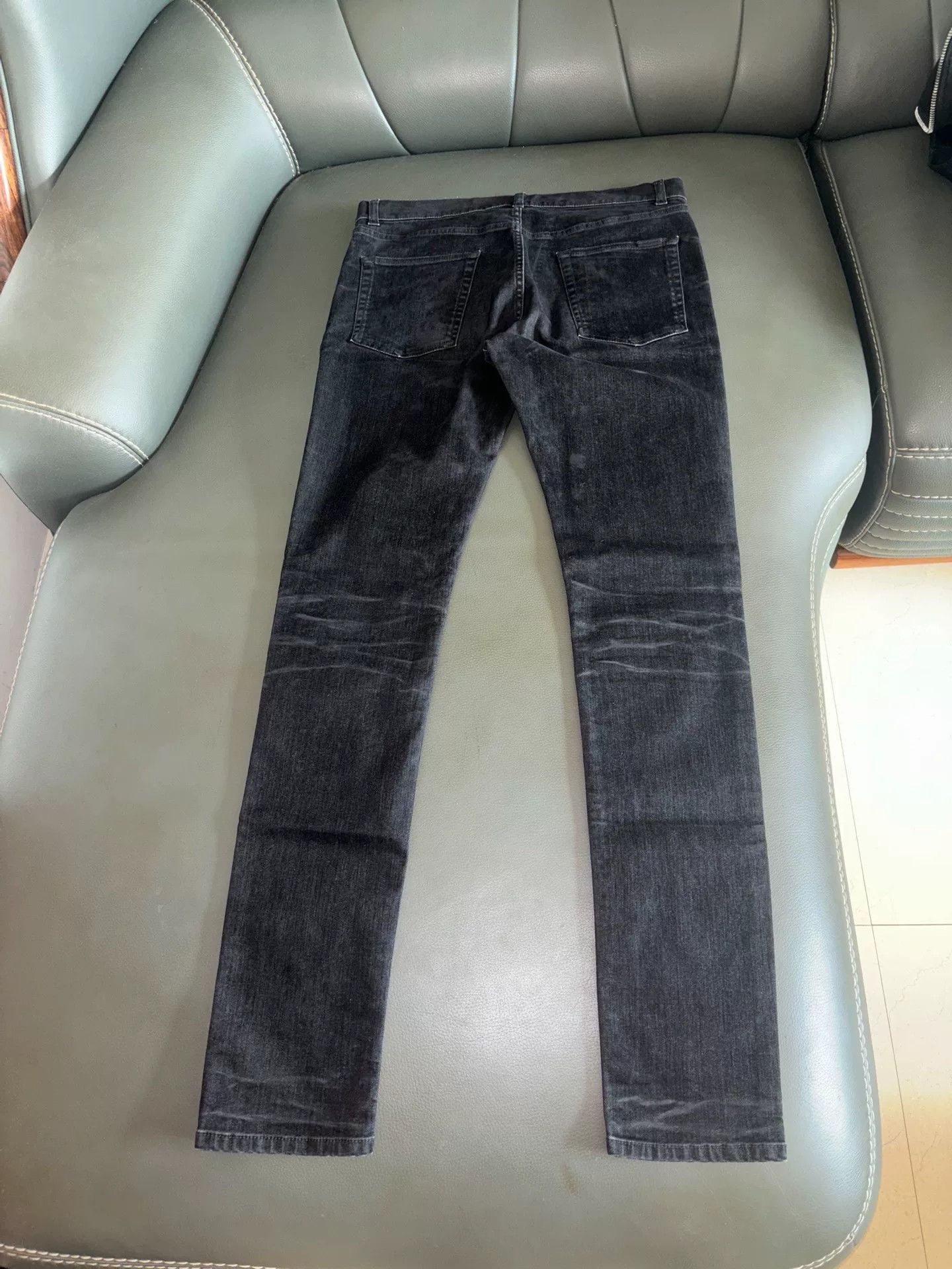 Saint Laurent Paris saint laurent black denim skinny pants Size US 32 / EU 48 - 2 Thumbnail