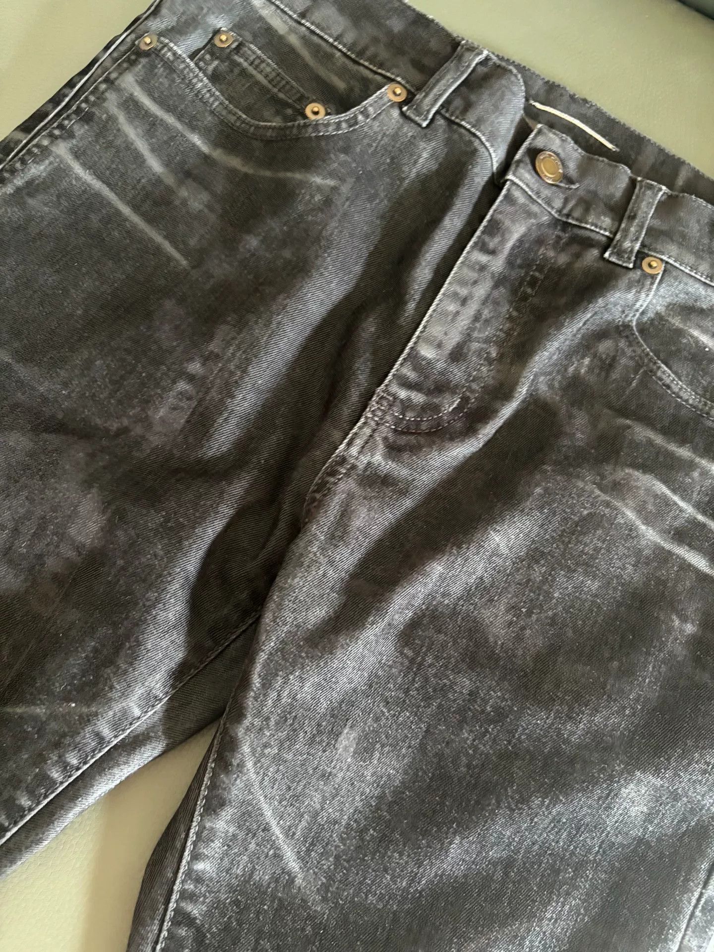 Saint Laurent Paris saint laurent black denim skinny pants Size US 32 / EU 48 - 3 Thumbnail