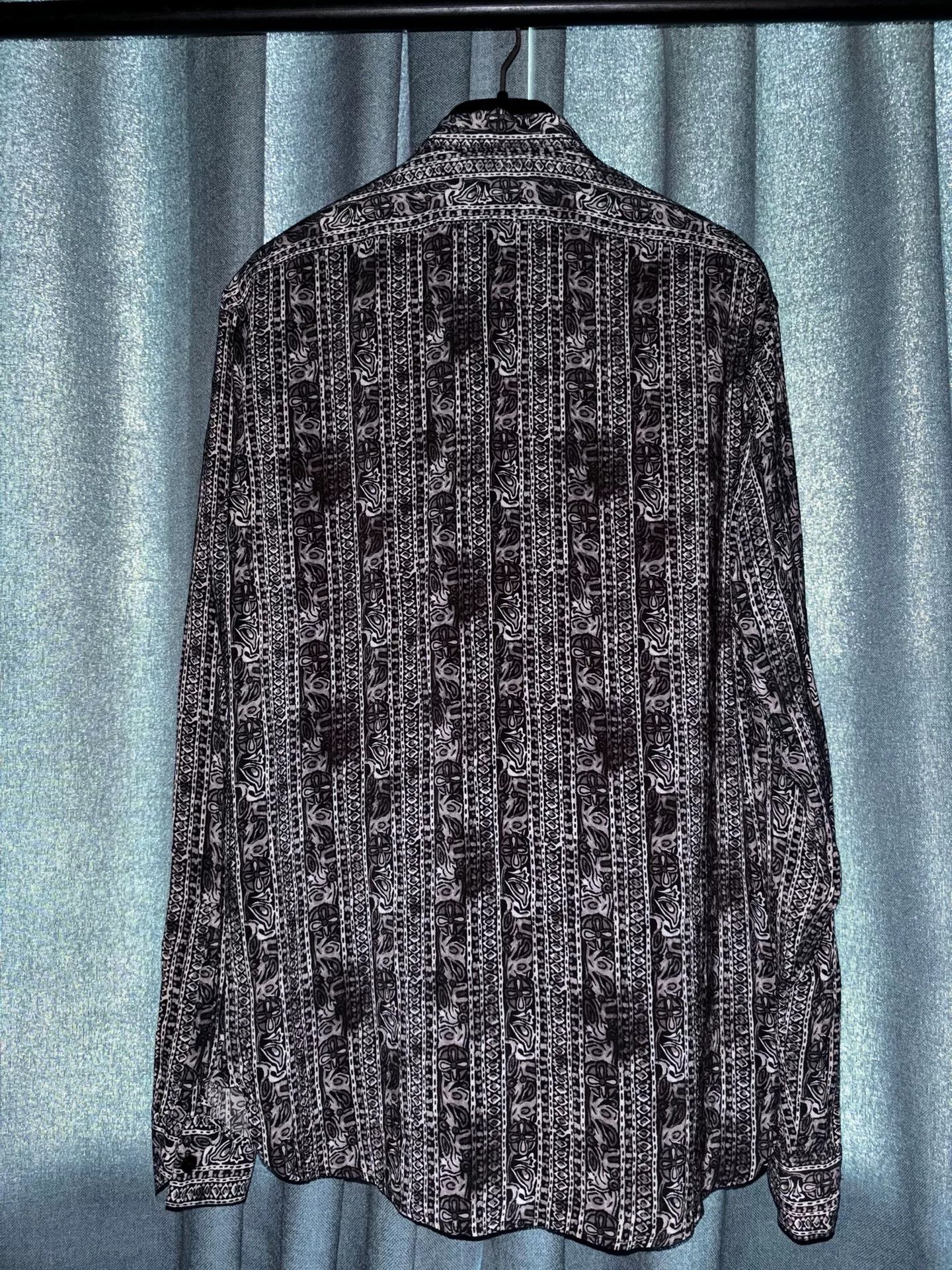 Saint Laurent Paris Saint Laurent Gypsy Print Silk Shirt Size M / US 6-8 / IT 42-44 - 2 Thumbnail