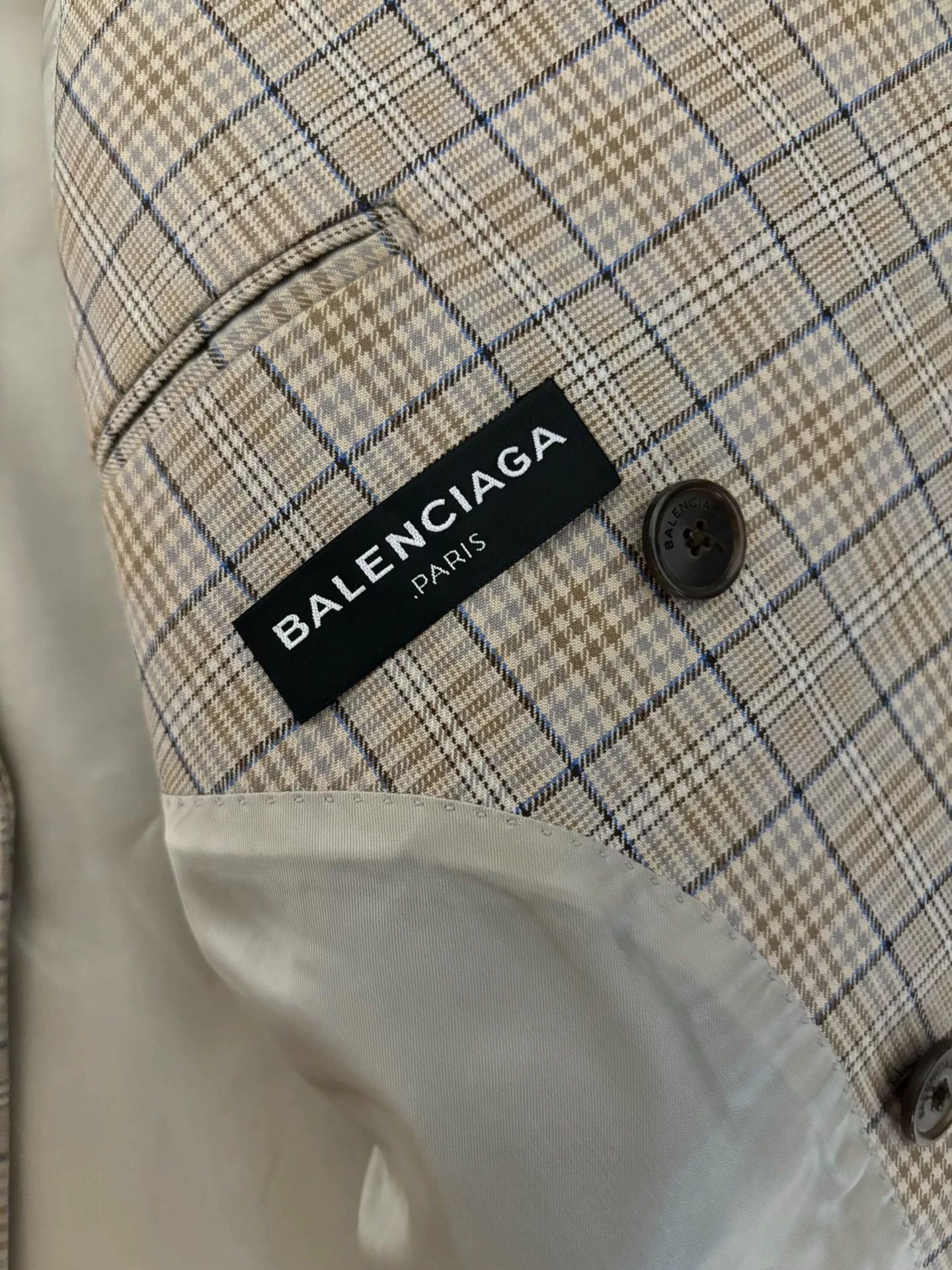 Balenciaga Balenciaga 2017SS Boxy Plaid Suit Set Size US S / EU 44-46 / 1 - 2 Thumbnail