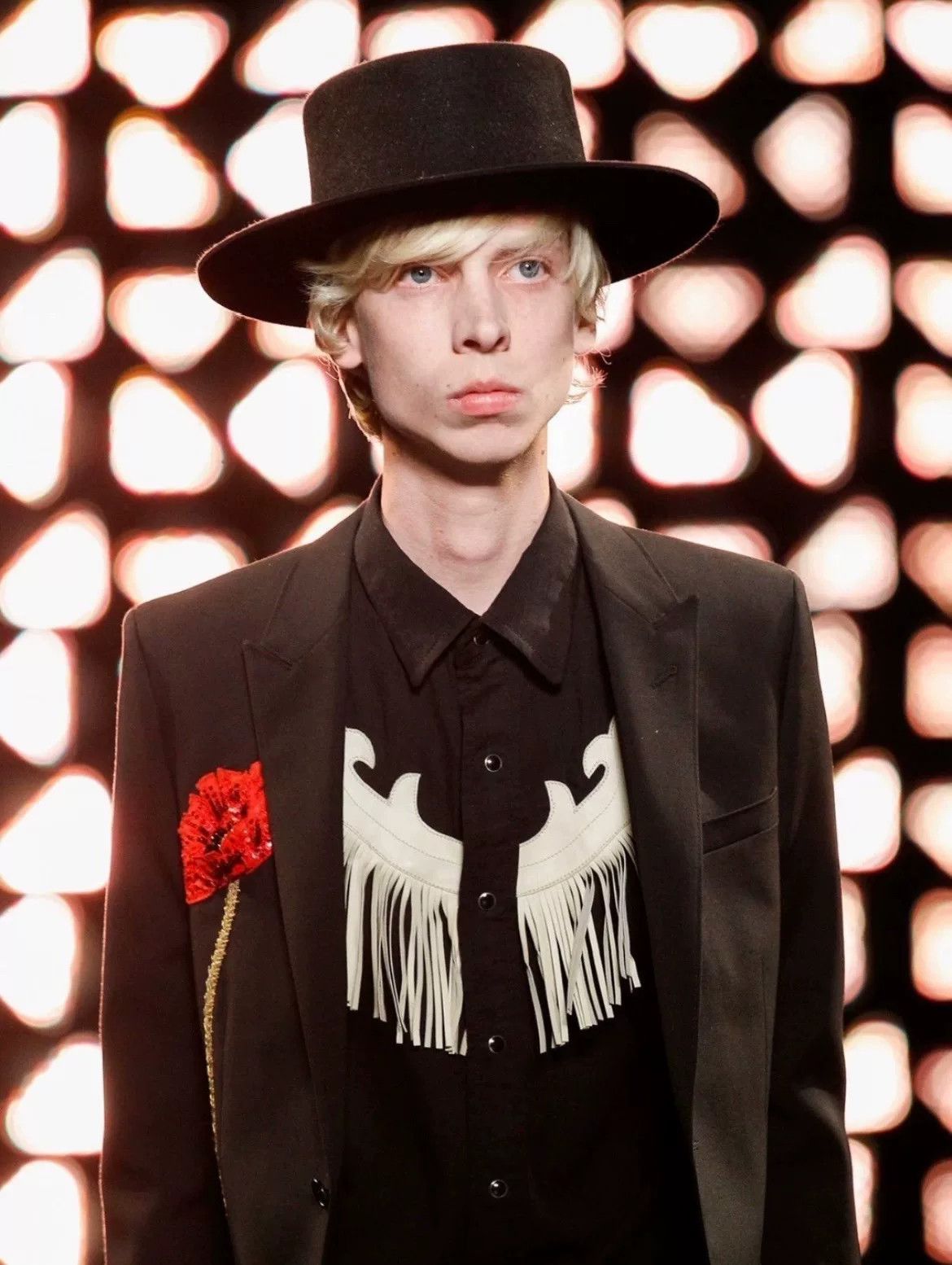 Saint Laurent Paris saint laurent slp2015SS one flower suit Size US L / EU 52-54 / 3 - 6 Thumbnail