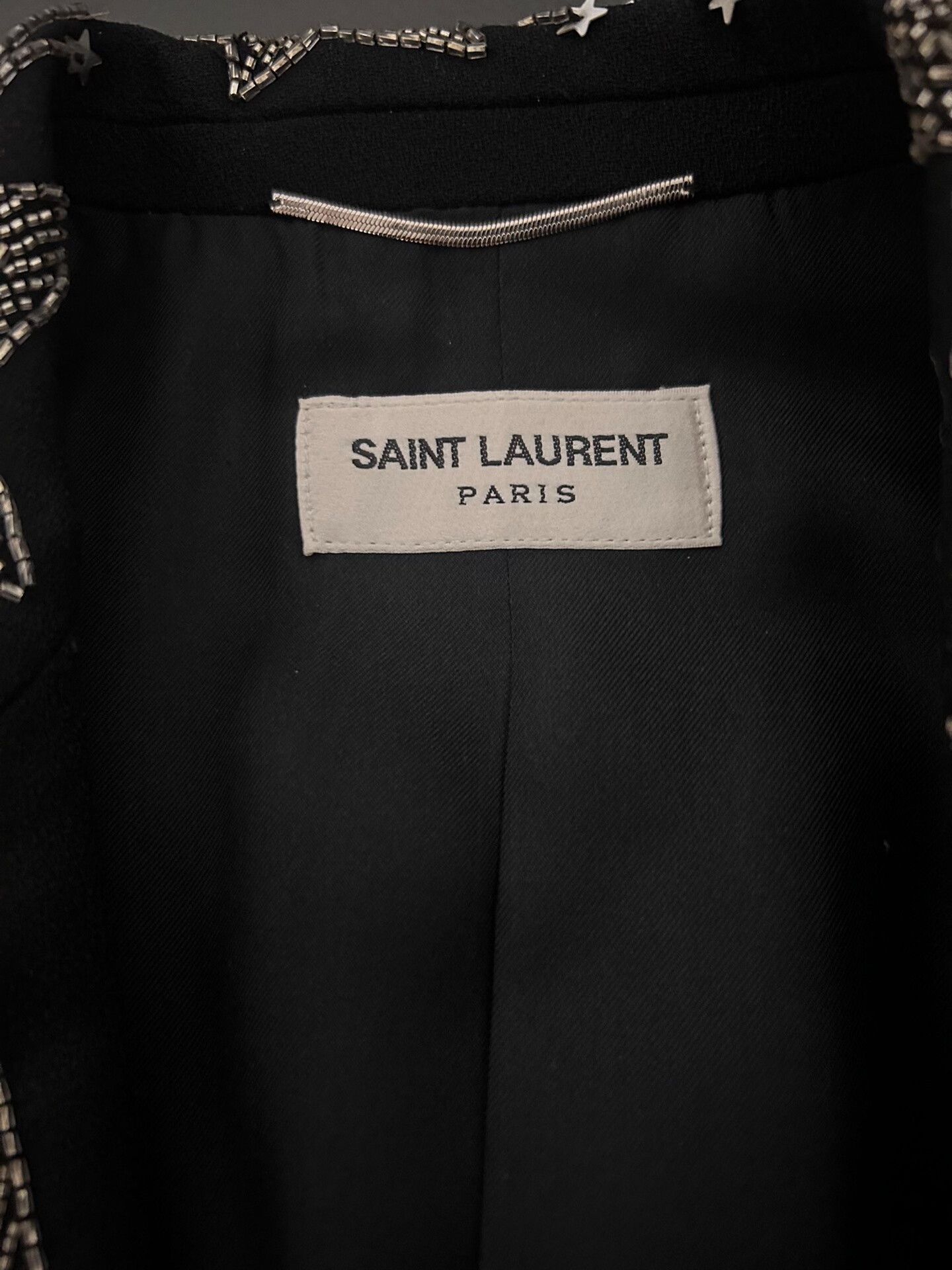 Saint Laurent Paris saint laurent black star embellished blazer Size US M / EU 48-50 / 2 - 3 Thumbnail