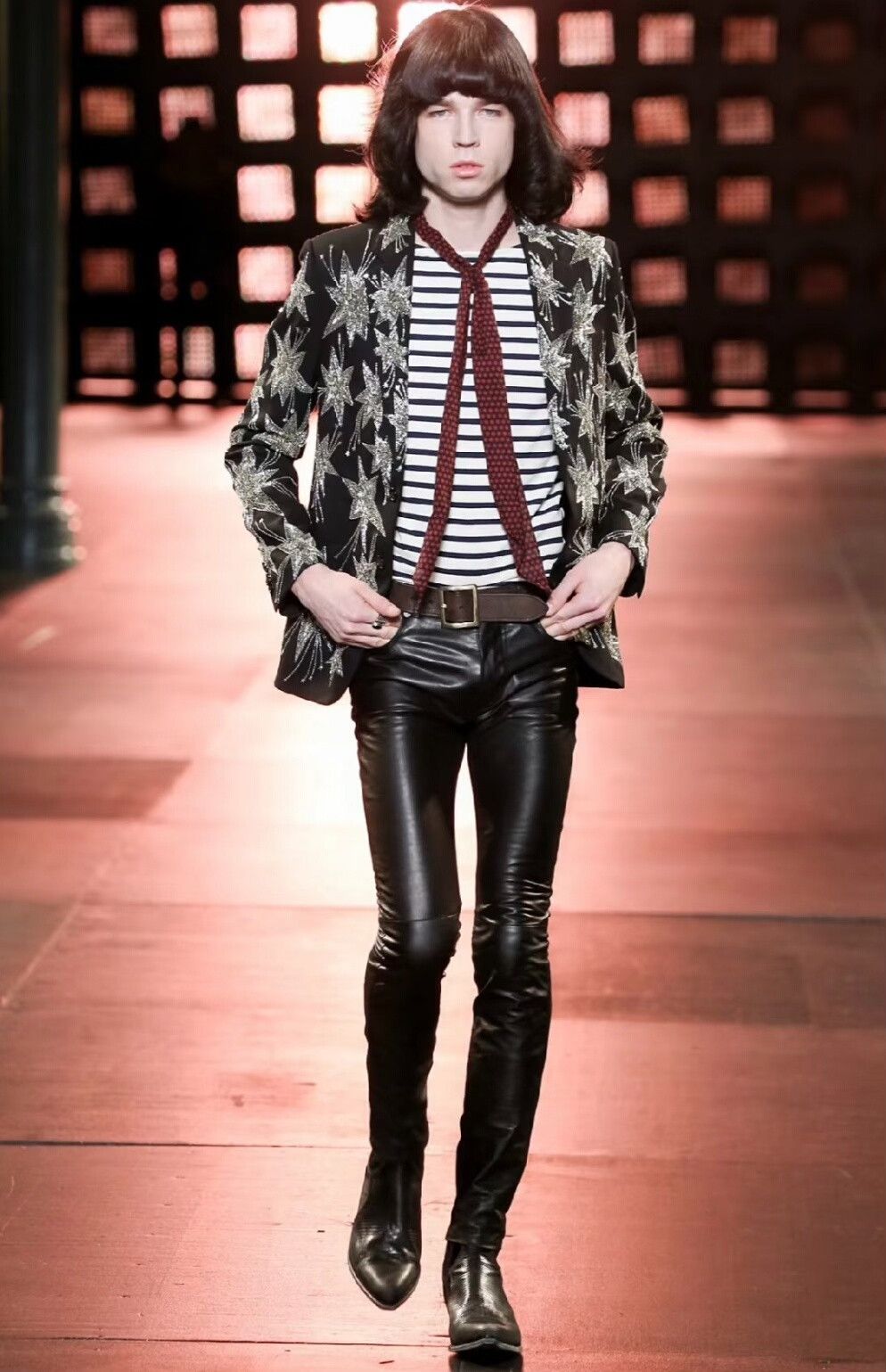 Saint Laurent Paris saint laurent black star embellished blazer Size US M / EU 48-50 / 2 - 5 Thumbnail