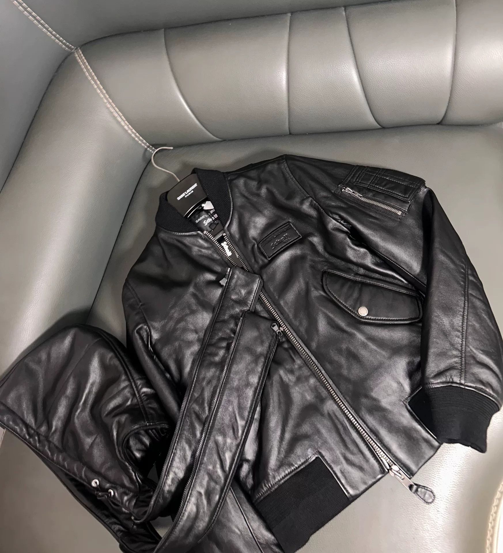Saint Laurent Paris saint laurent x scott nyc bomber jacket Size US XS / EU 42 / 0 - 4 Thumbnail