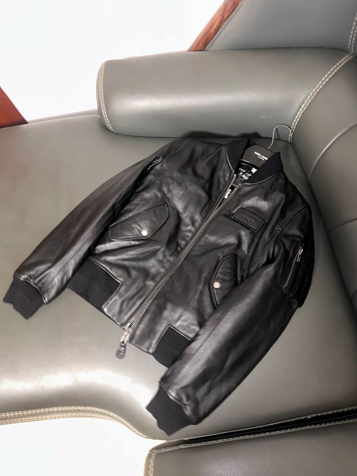 Saint Laurent Paris saint laurent x scott nyc bomber jacket Size US XS / EU 42 / 0 - 3 Thumbnail