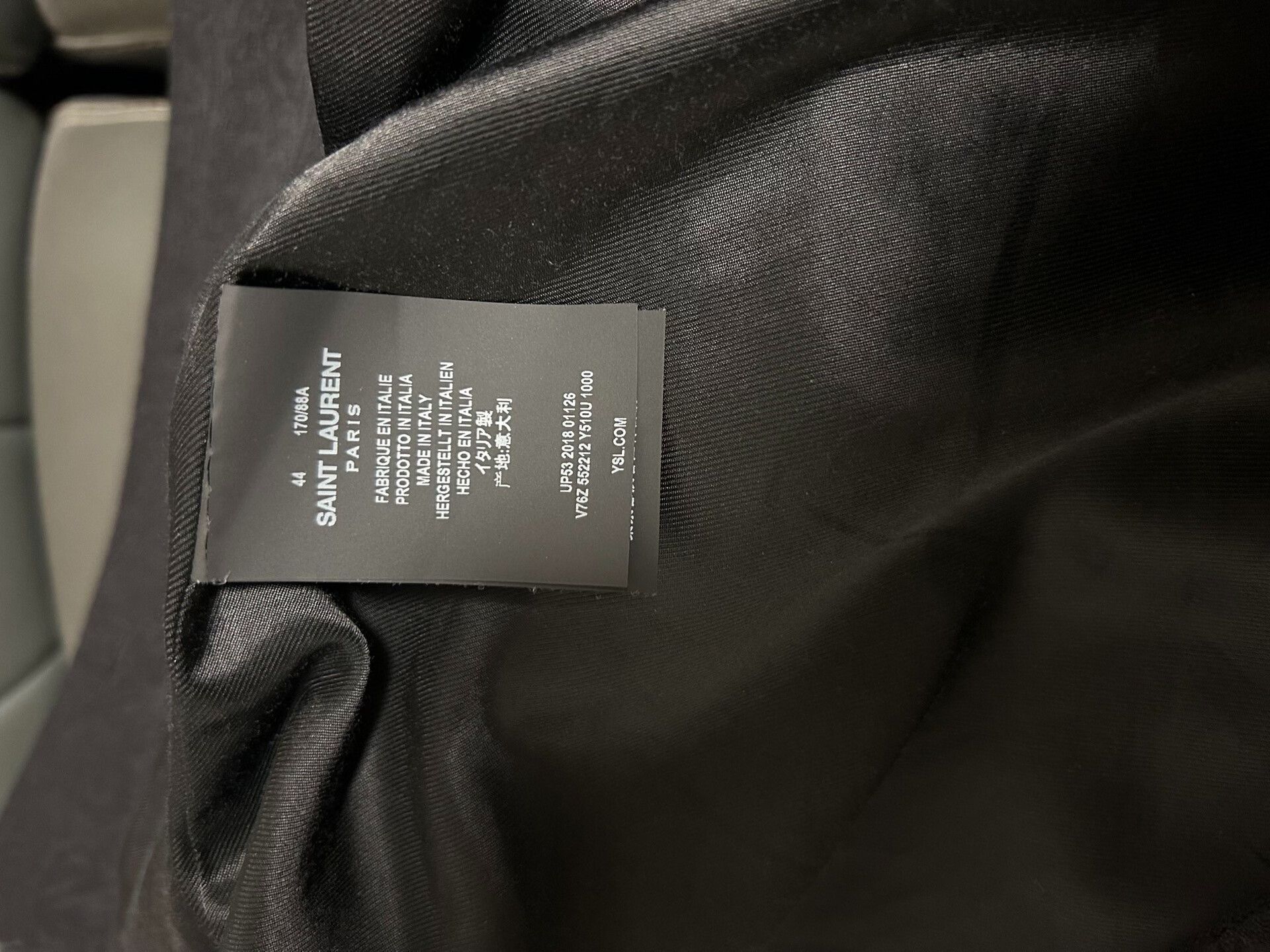 Saint Laurent Paris saint laurent embroidered wool jacket Size US L / EU 52-54 / 3 - 7 Thumbnail