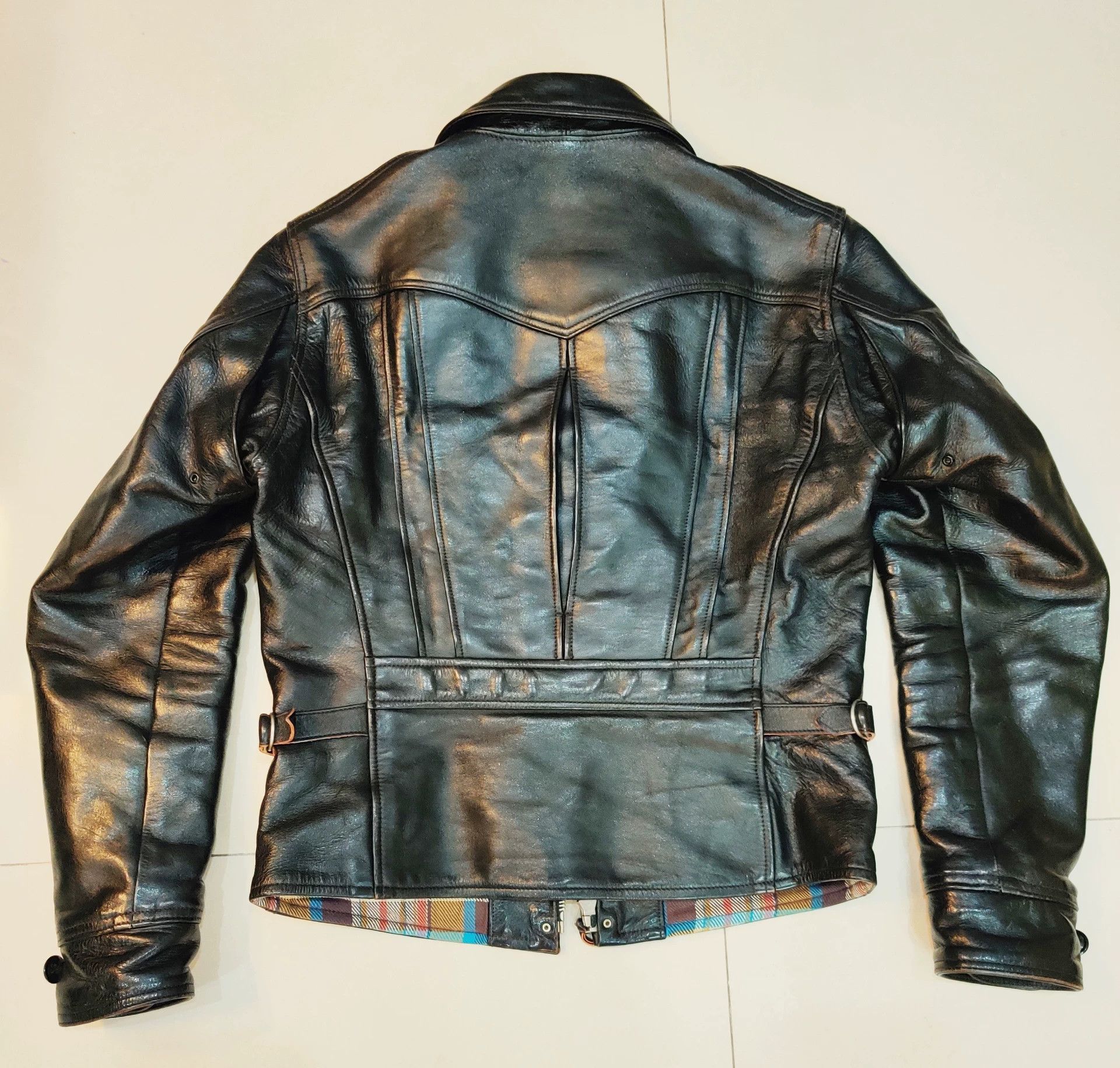 Freewheelers bootleggers 1930 leather jacket with skull design Size US M / EU 48-50 / 2 - 2 Thumbnail