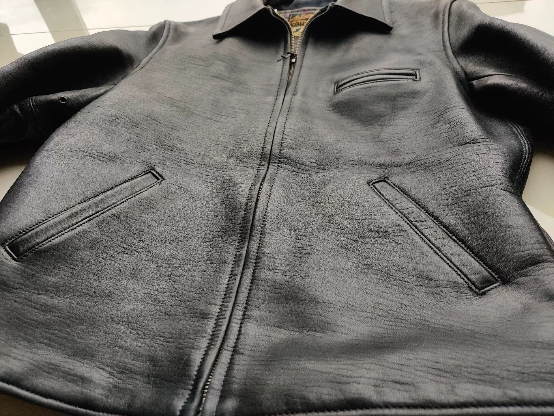 At Last & Co 1930s style leather jacket by At Last & Co Size US M / EU 48-50 / 2 - 5 Thumbnail