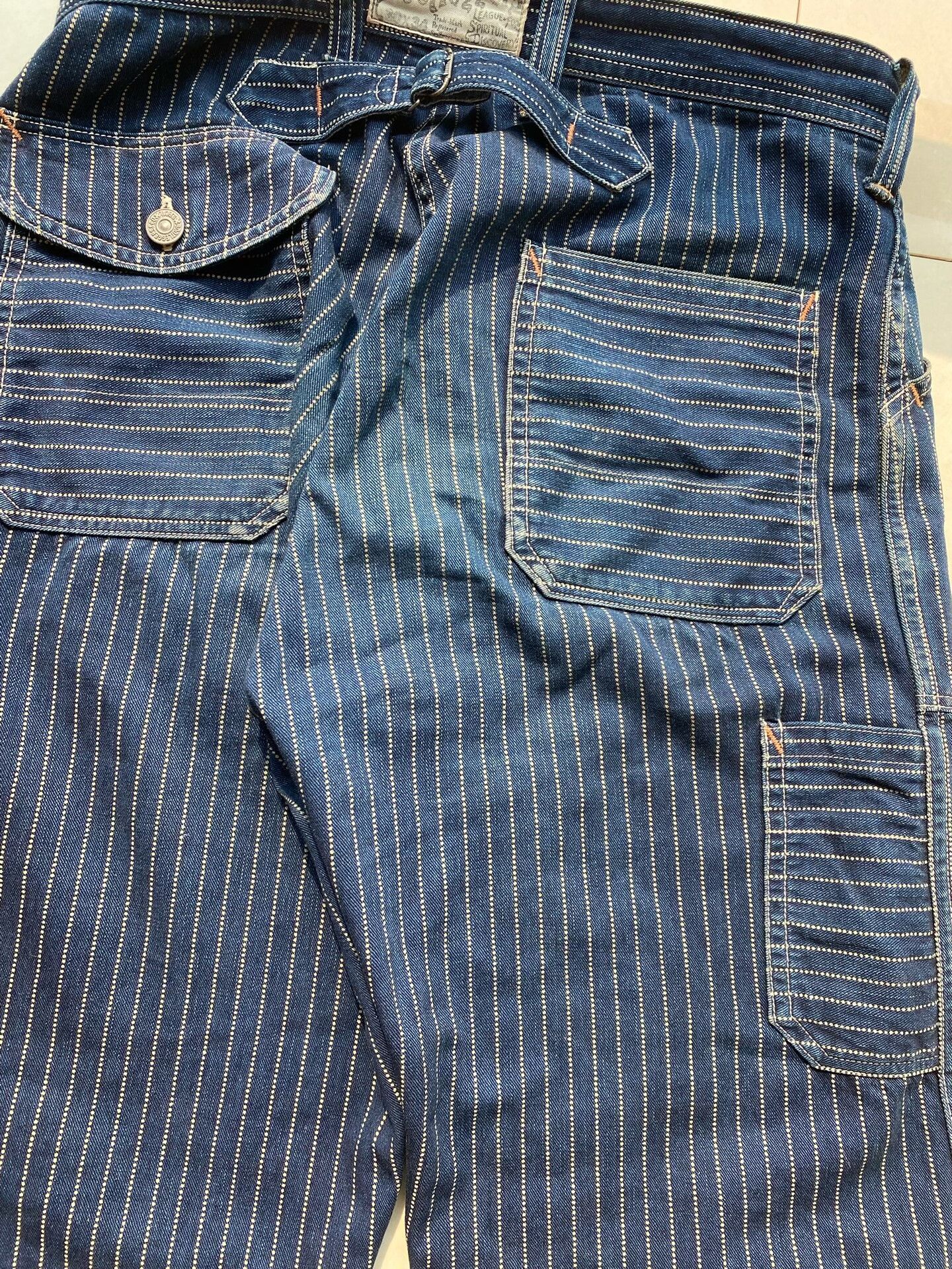 Freewheelers bootleggers wahbash miner pants Size US 30 / EU 46 - 3 Thumbnail