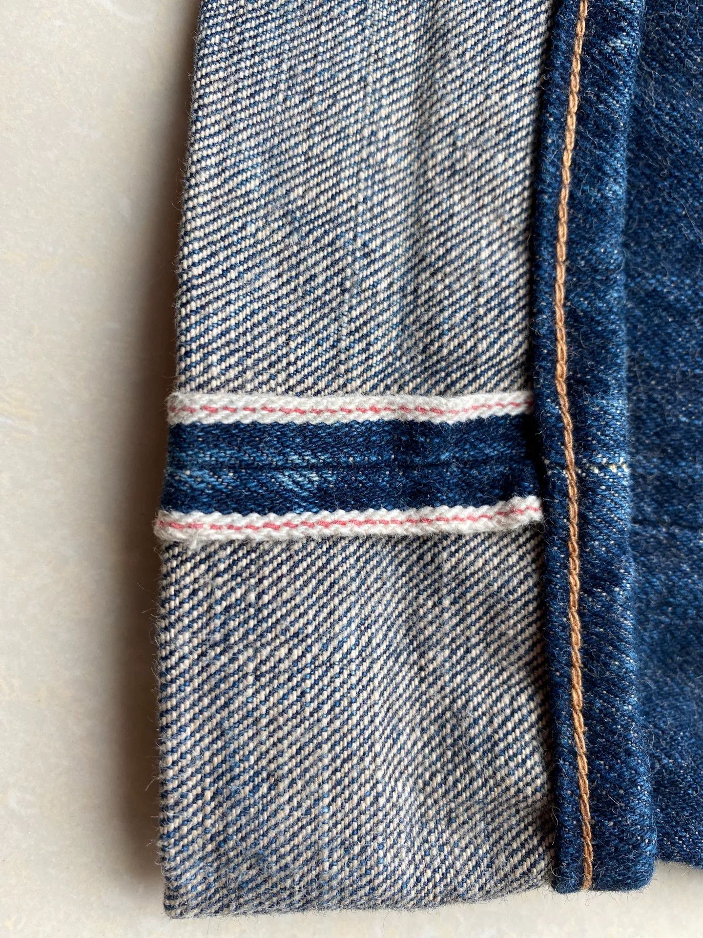 UES Japan beautiful japanese red ear denim pants Size US 27 - 3 Thumbnail