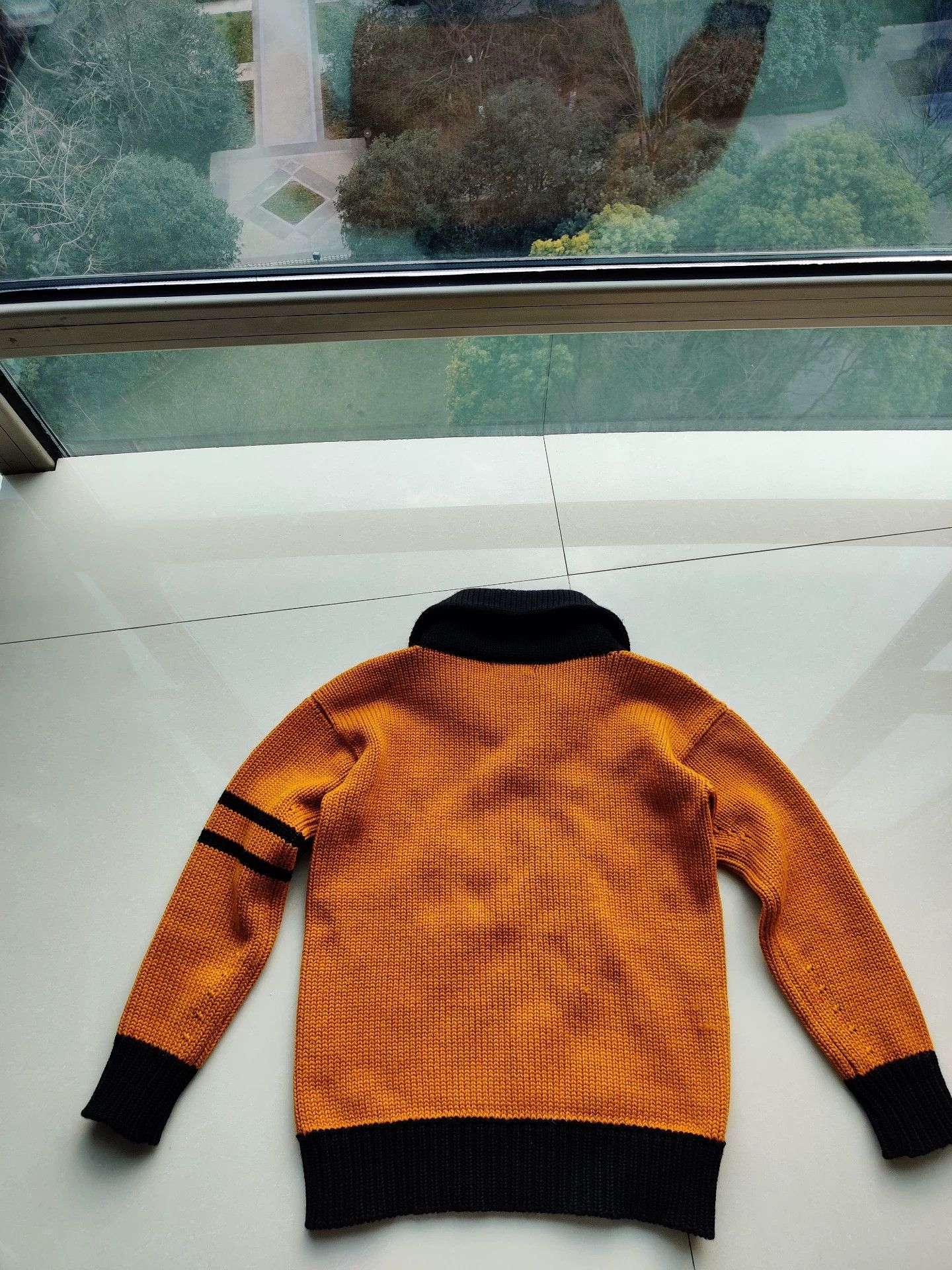 At Last & Co oversized mustard yellow knitted sweater Size US M / EU 48-50 / 2 - 2 Thumbnail