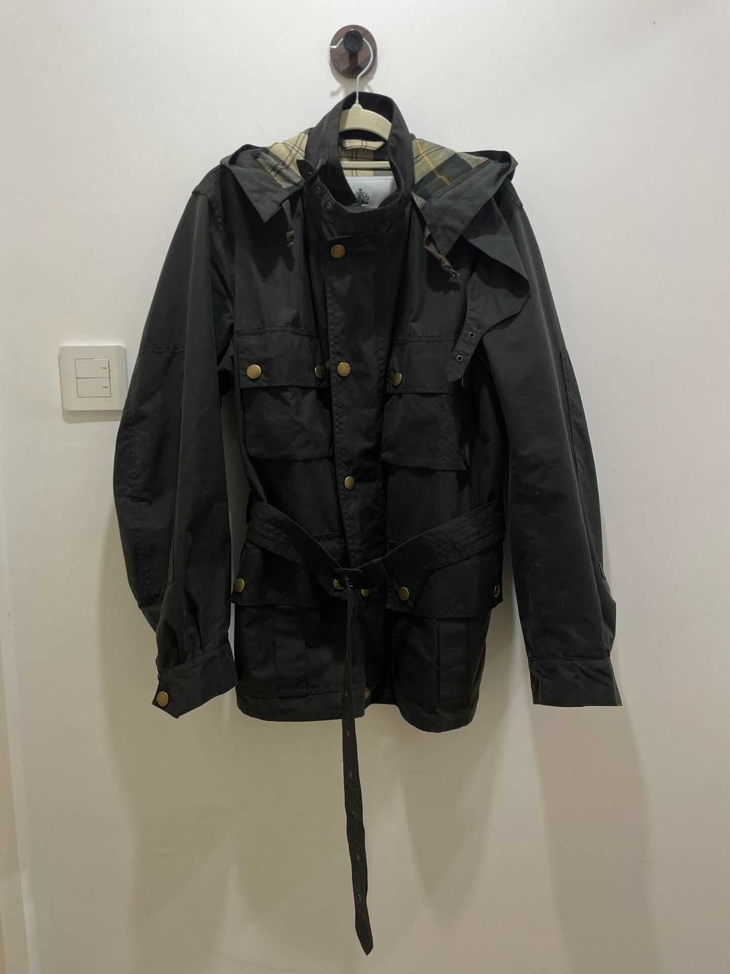 Barbour Barbour Ursula Wax Jacket in Sage Green Size L / US 10 / IT 46 - 2 Thumbnail