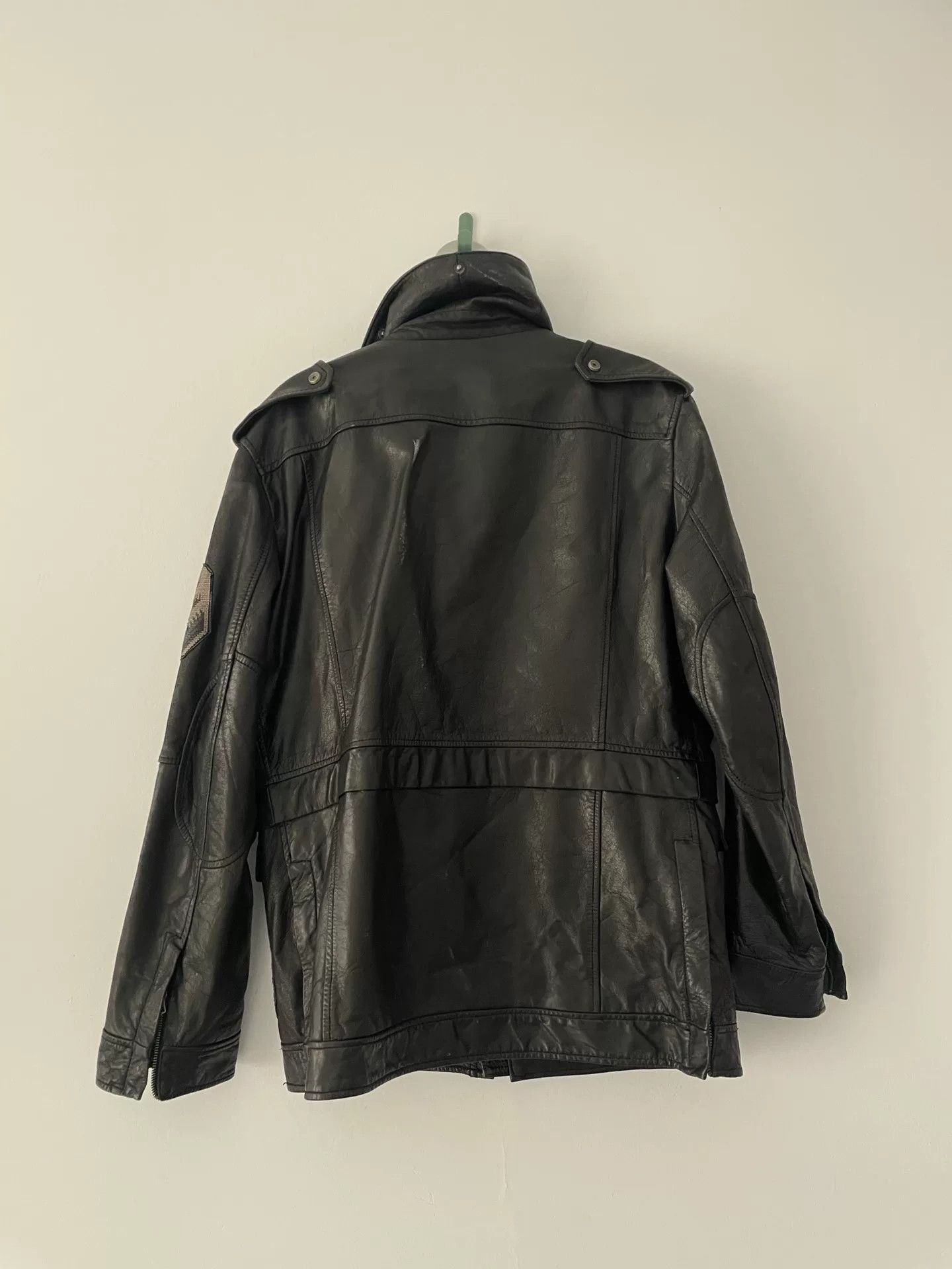 Diesel diesel leather jacket with multiple zippers Size US XXL / EU 58 / 5 - 3 Thumbnail