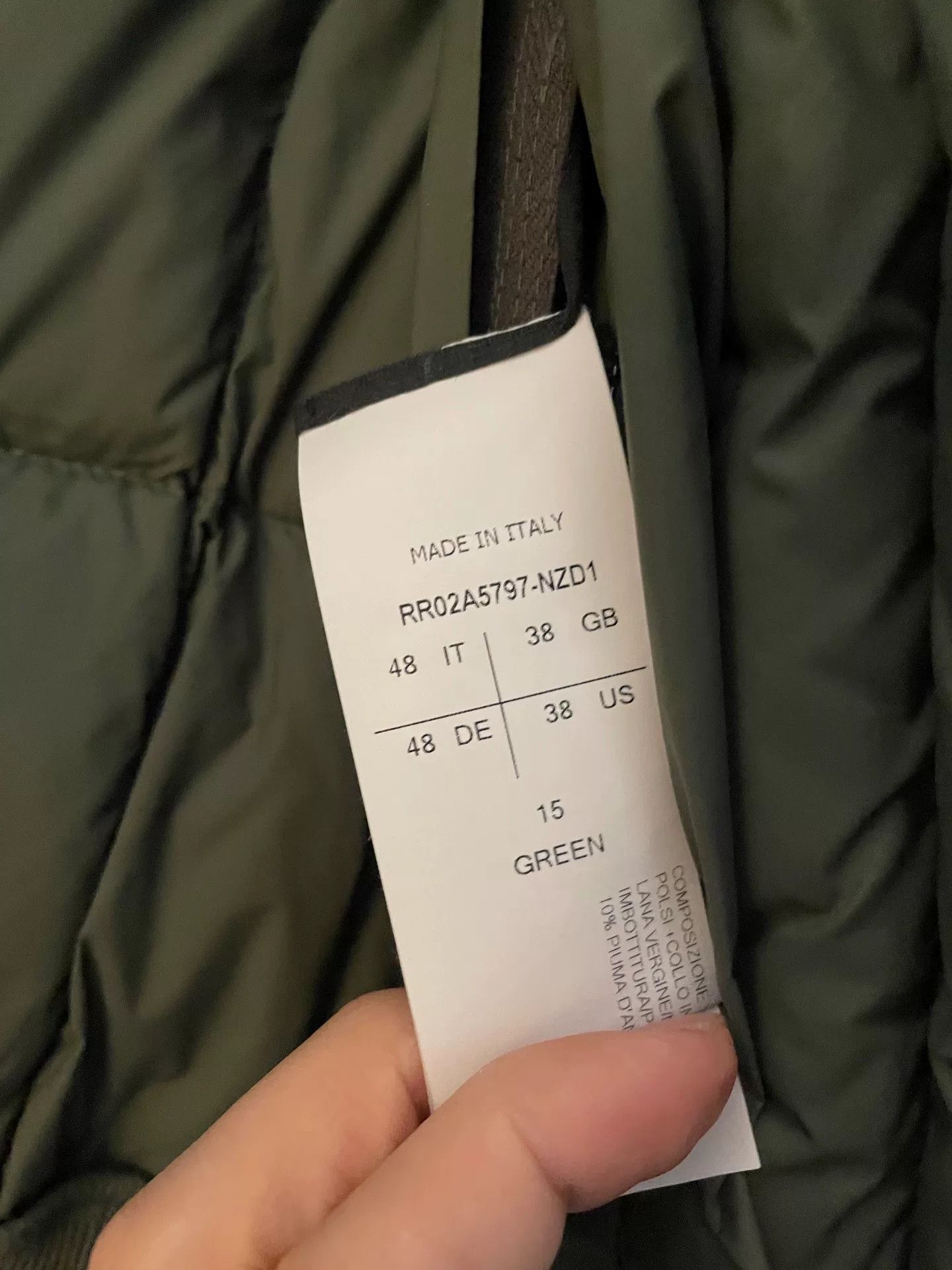 Rick Owens rick owens muscle puffer jacket size 48 Size US M / EU 48-50 / 2 - 4 Thumbnail