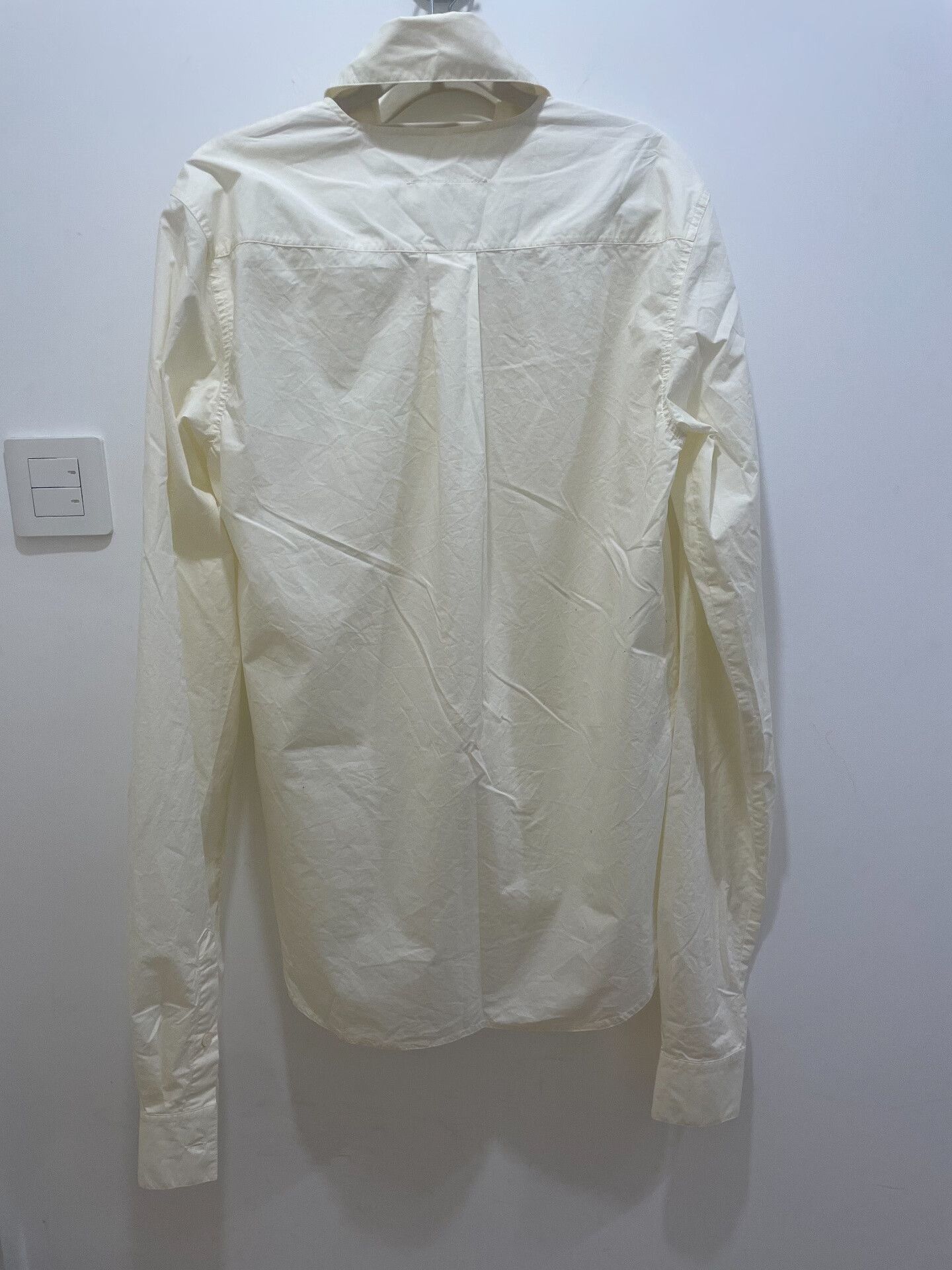 MM6 Maison Margiela Textured Hollow Collar Shirt Size M / US 6-8 / IT 42-44 - 3 Thumbnail