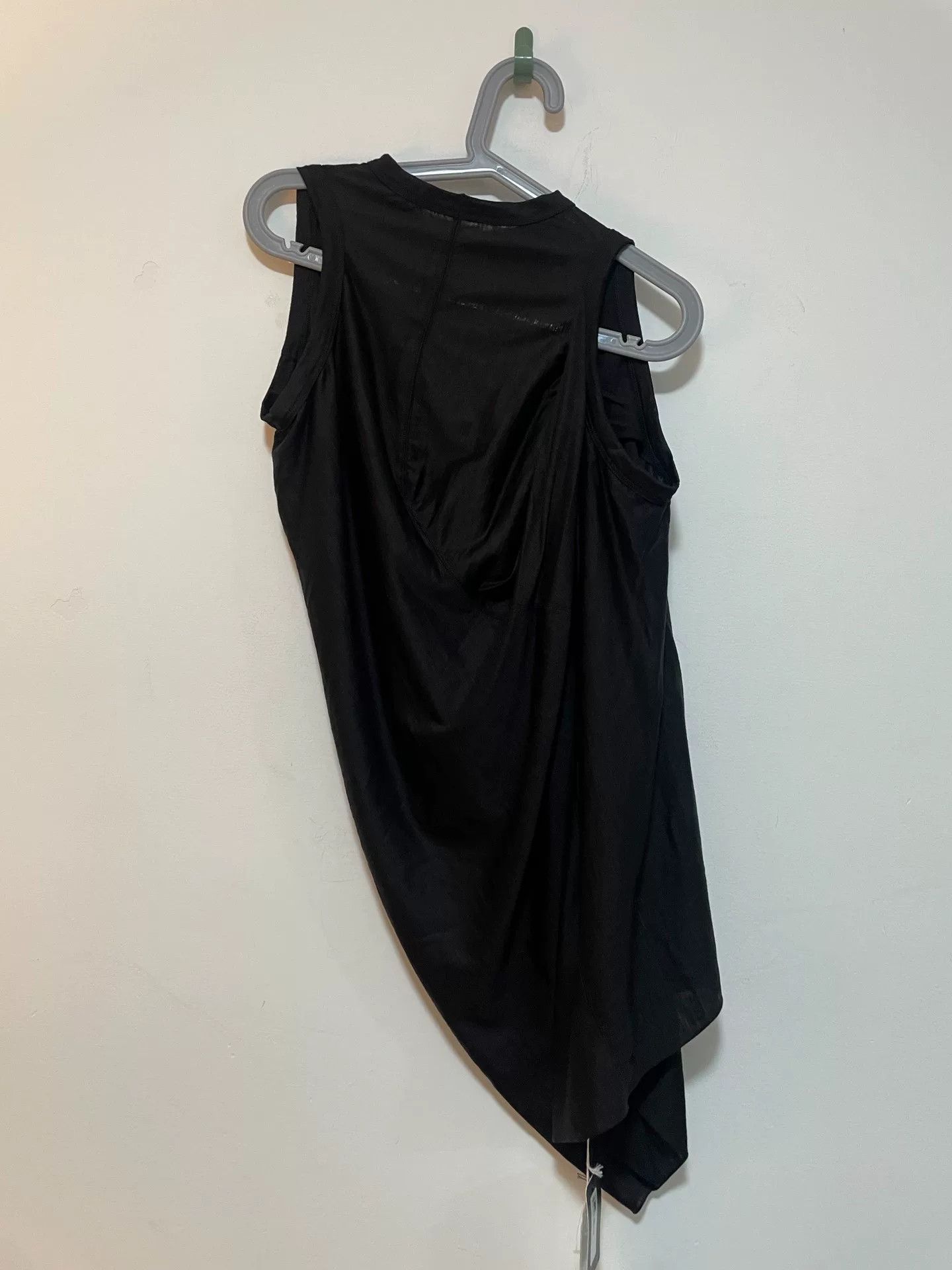 Rick Owens Lilies black draped wool sleeveless vest top Size M / US 6-8 / IT 42-44 - 3 Thumbnail