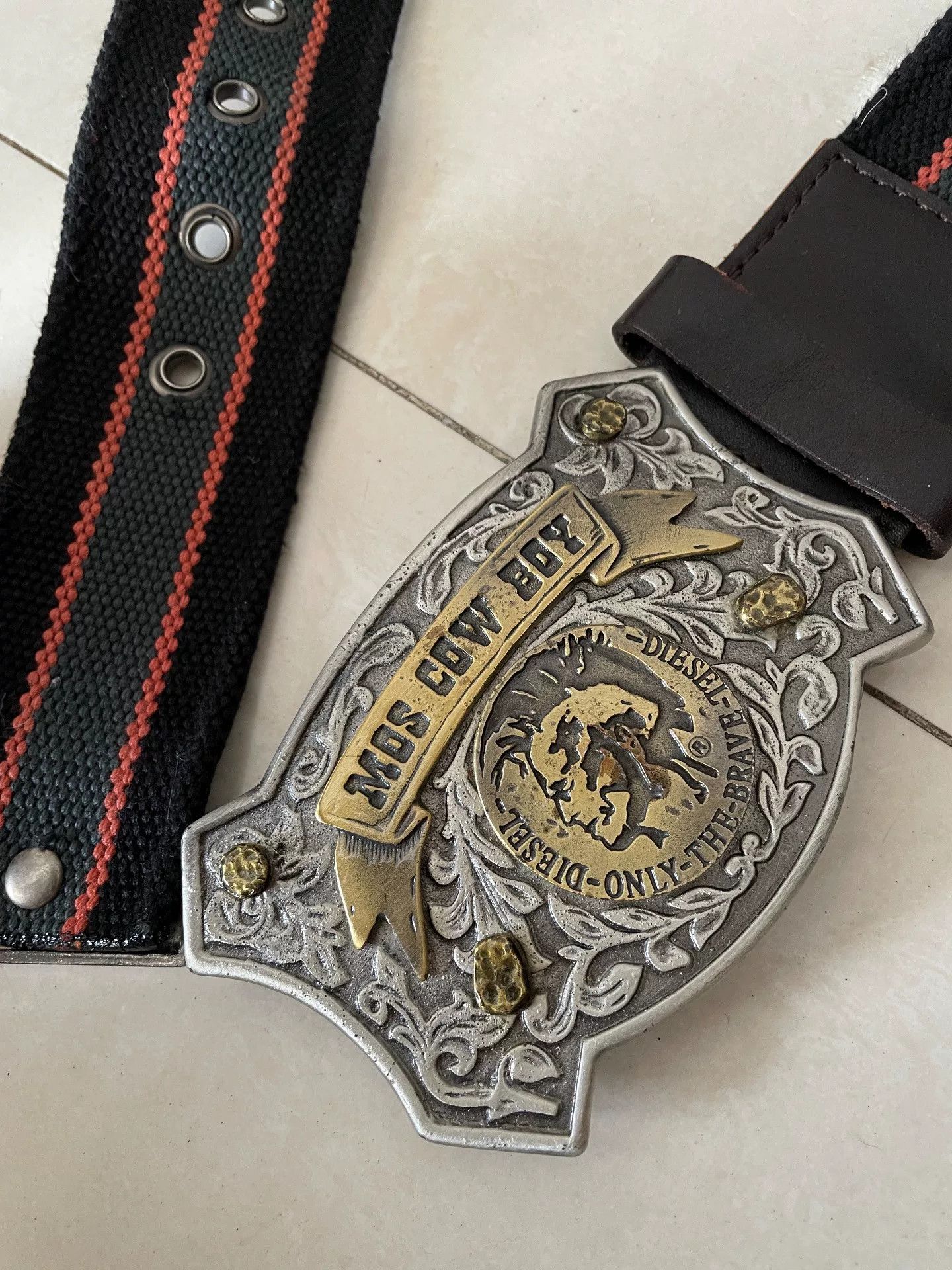 Diesel vintage diesel metal buckle waist belt Size ONE SIZE - 4 Thumbnail