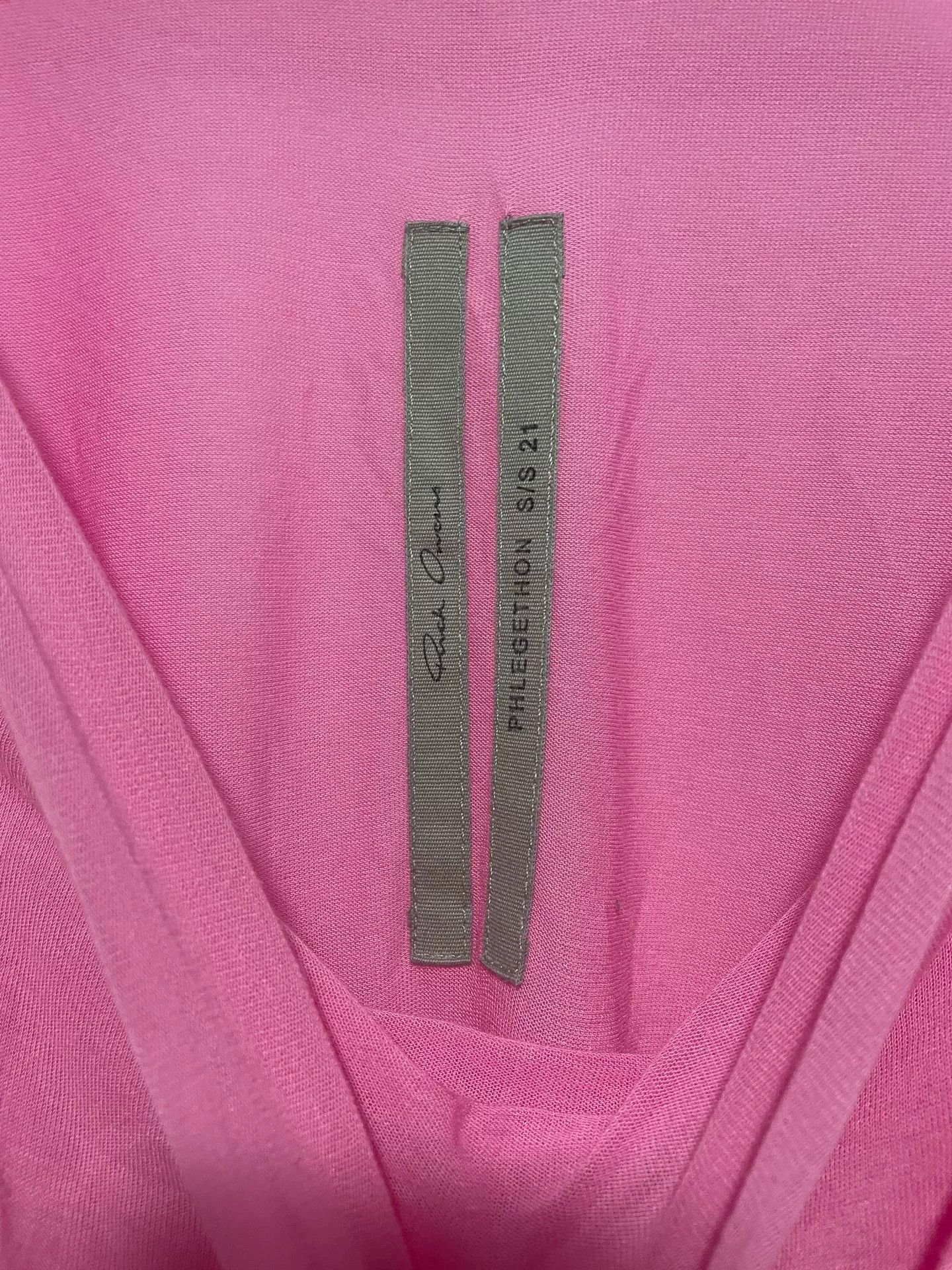 Rick Owens pink draped jersey maxi dress by rick owens Size M / US 6-8 / IT 42-44 - 5 Thumbnail