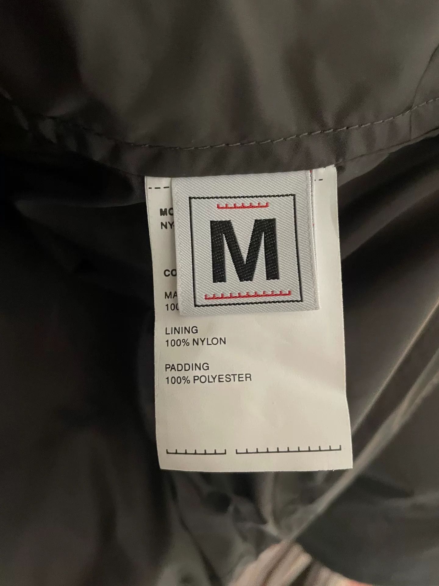 Random Identities oversized gray-black leather cap puffer jacket Size US M / EU 48-50 / 2 - 4 Thumbnail