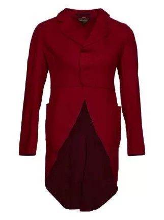 Comme des Garcons red irregular wool suit blazer coat Size M / US 6-8 / IT 42-44 - 7 Thumbnail