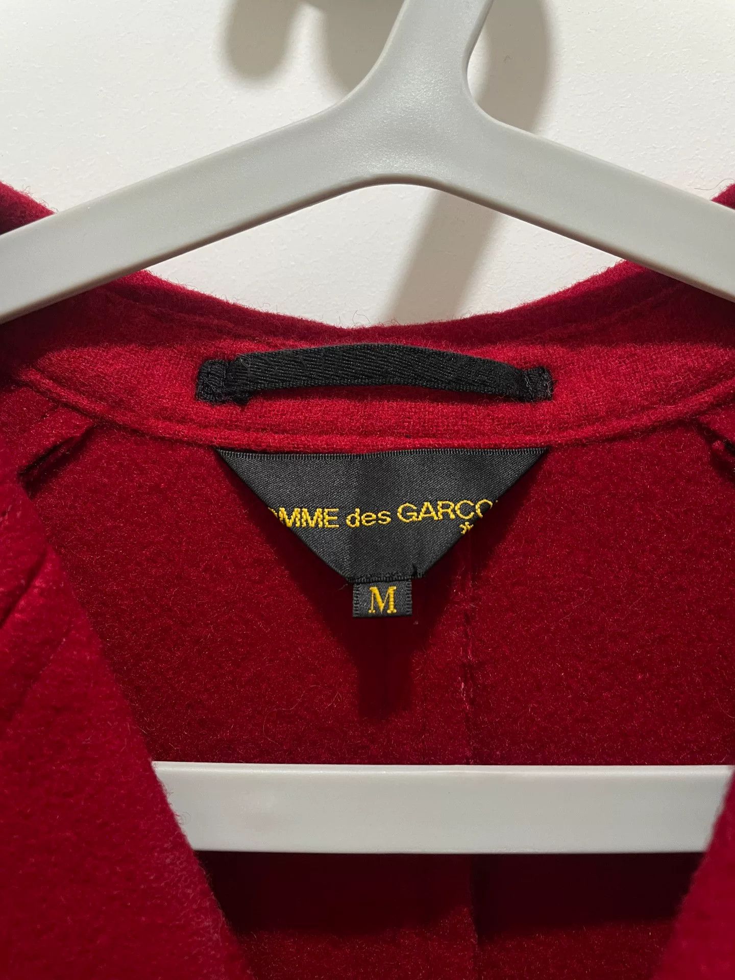 Comme des Garcons red irregular wool suit blazer coat Size M / US 6-8 / IT 42-44 - 5 Thumbnail