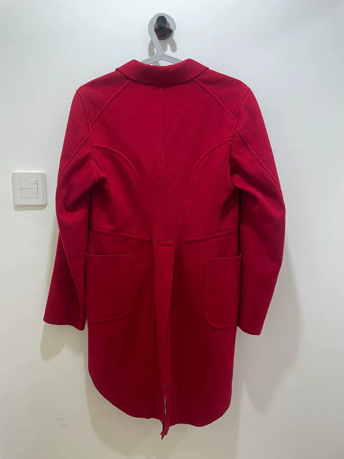 Comme des Garcons red irregular wool suit blazer coat Size M / US 6-8 / IT 42-44 - 2 Thumbnail