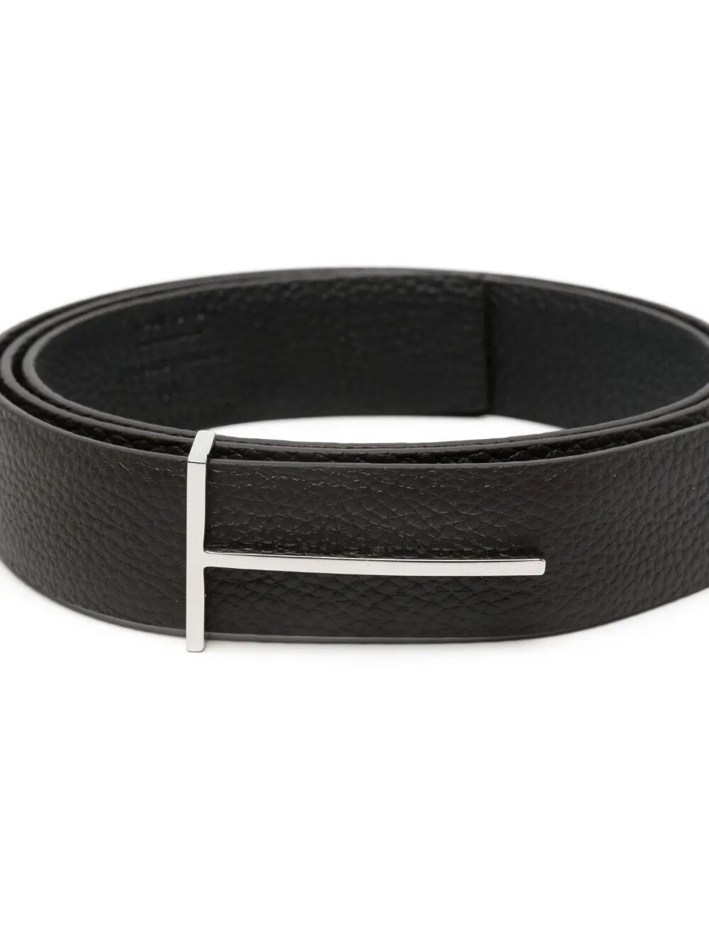 Tom Ford SOFT GRAIN LEATHER SLIM T BELT H. 28MM Size ONE SIZE - 3 Thumbnail