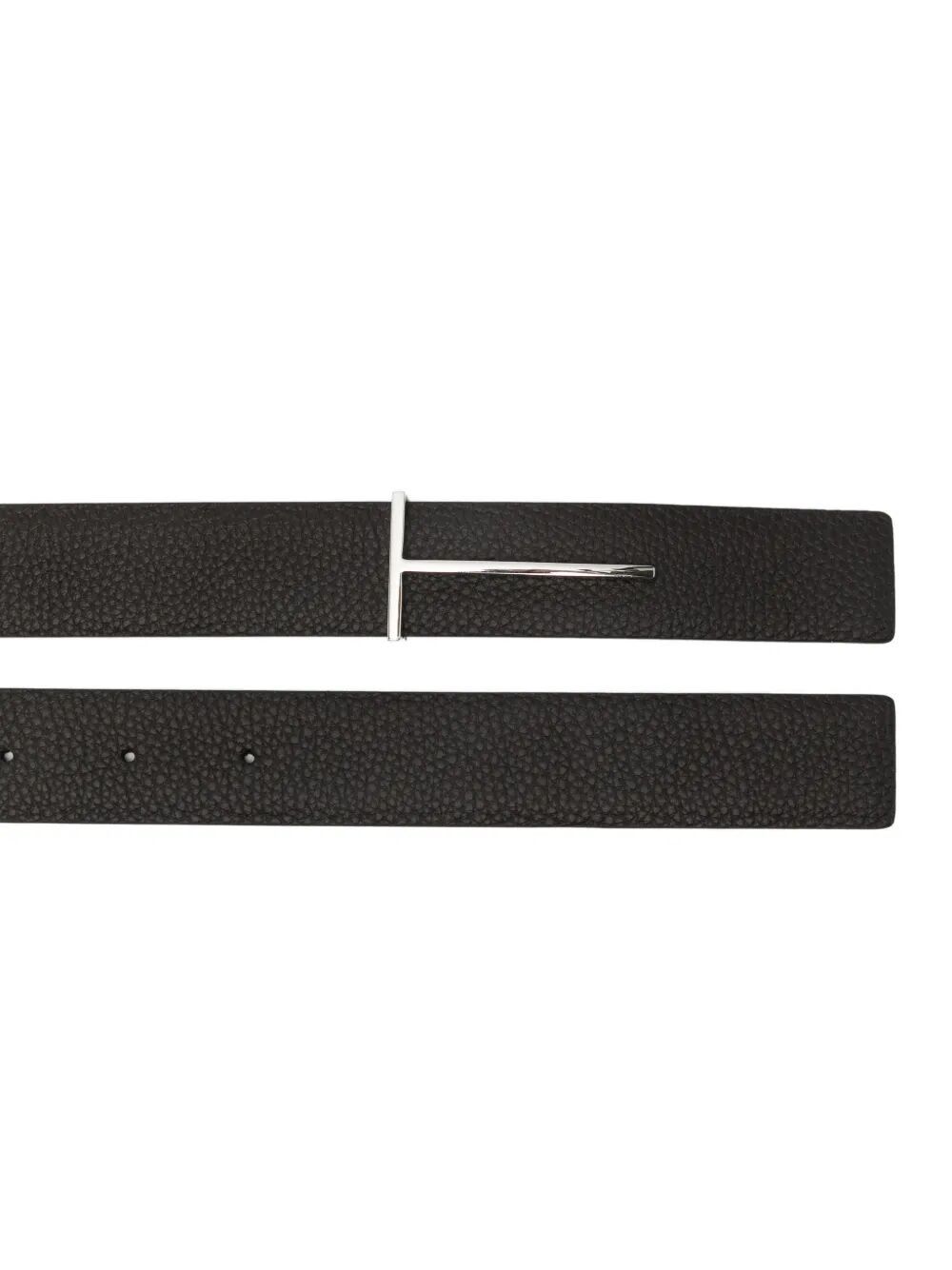 Tom Ford SOFT GRAIN LEATHER SLIM T BELT H. 28MM Size ONE SIZE - 2 Thumbnail