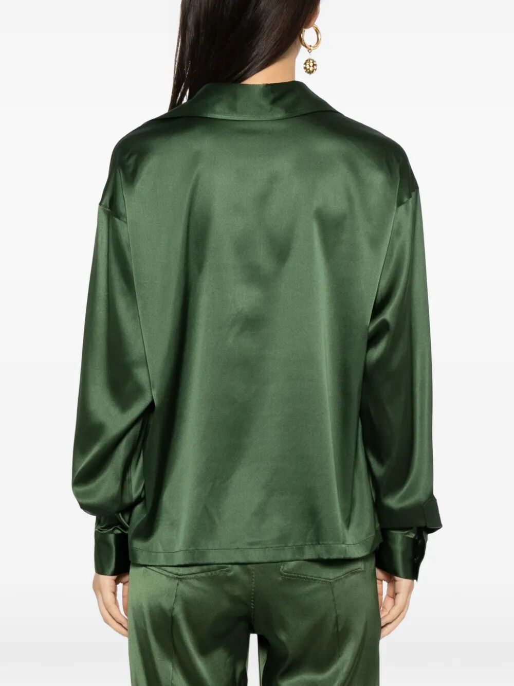 Tom Ford STRETCH SILK SATIN POLO Size M / US 6-8 / IT 42-44 - 4 Thumbnail
